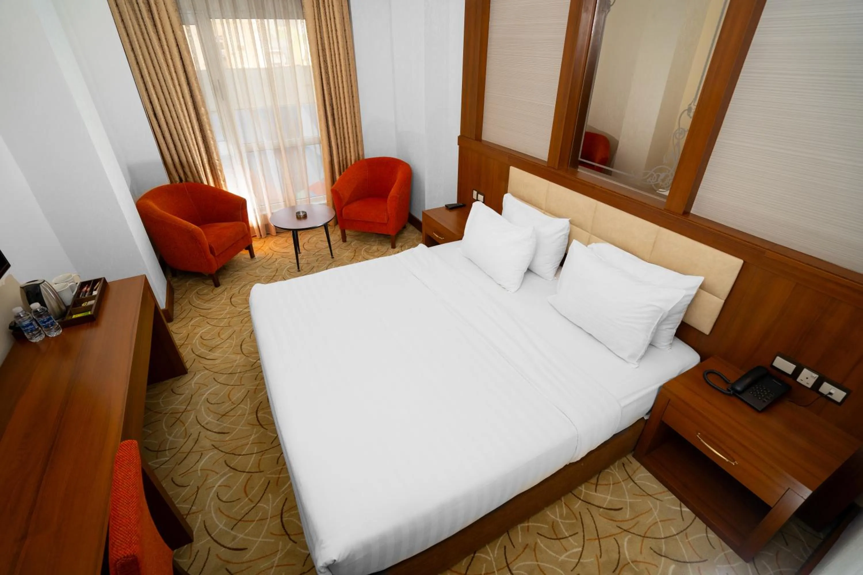 Bed in Shaheen Hotel Baghdad