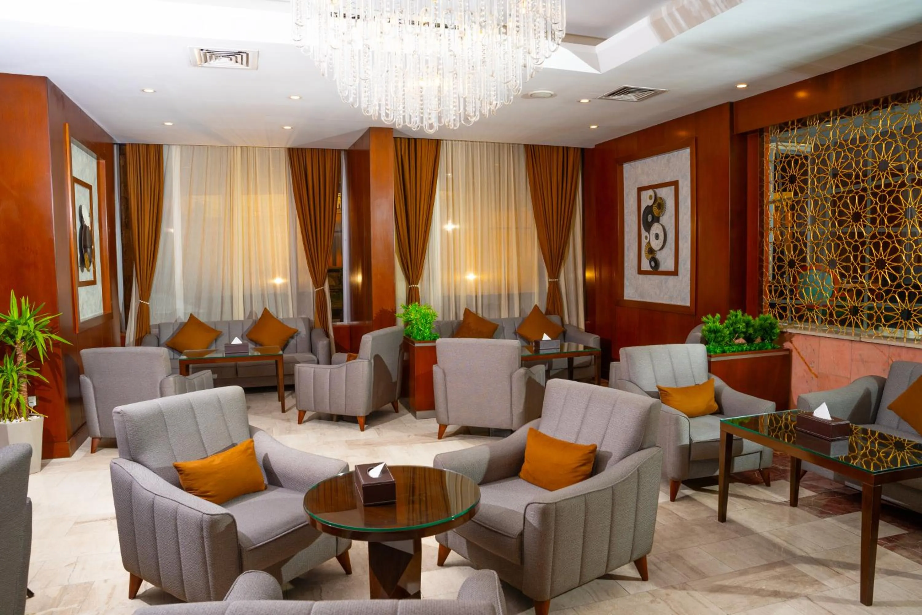 Lobby or reception in Shaheen Hotel Baghdad