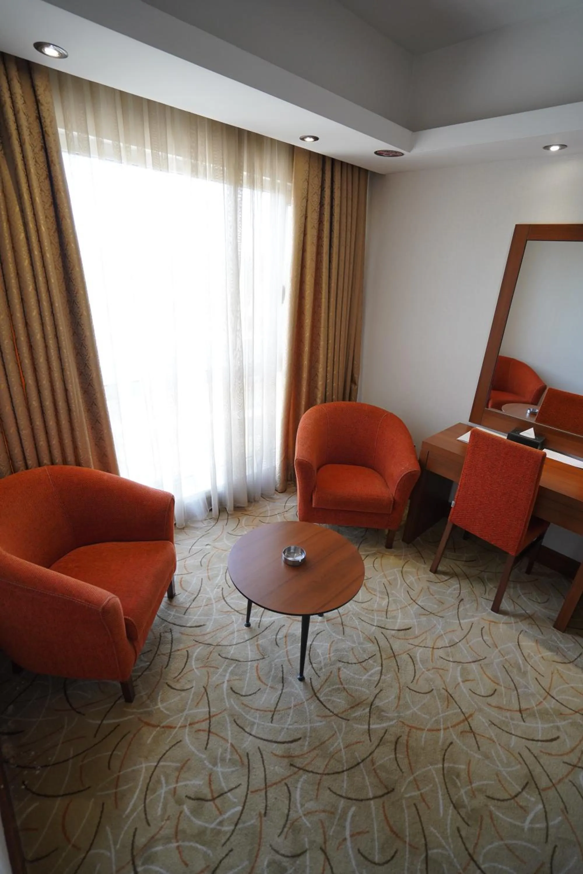 Seating area in Shaheen Hotel Baghdad