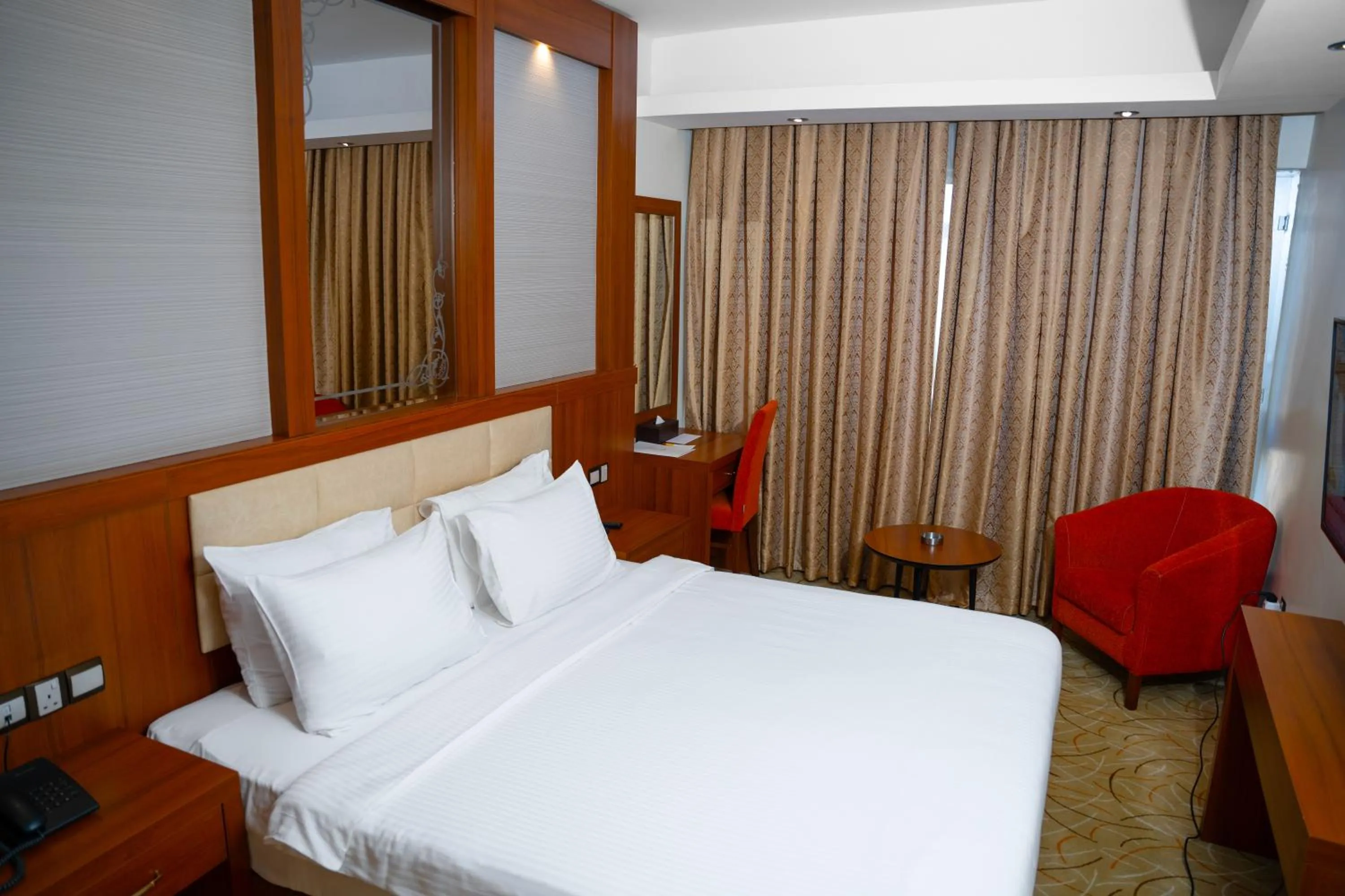 Bed in Shaheen Hotel Baghdad