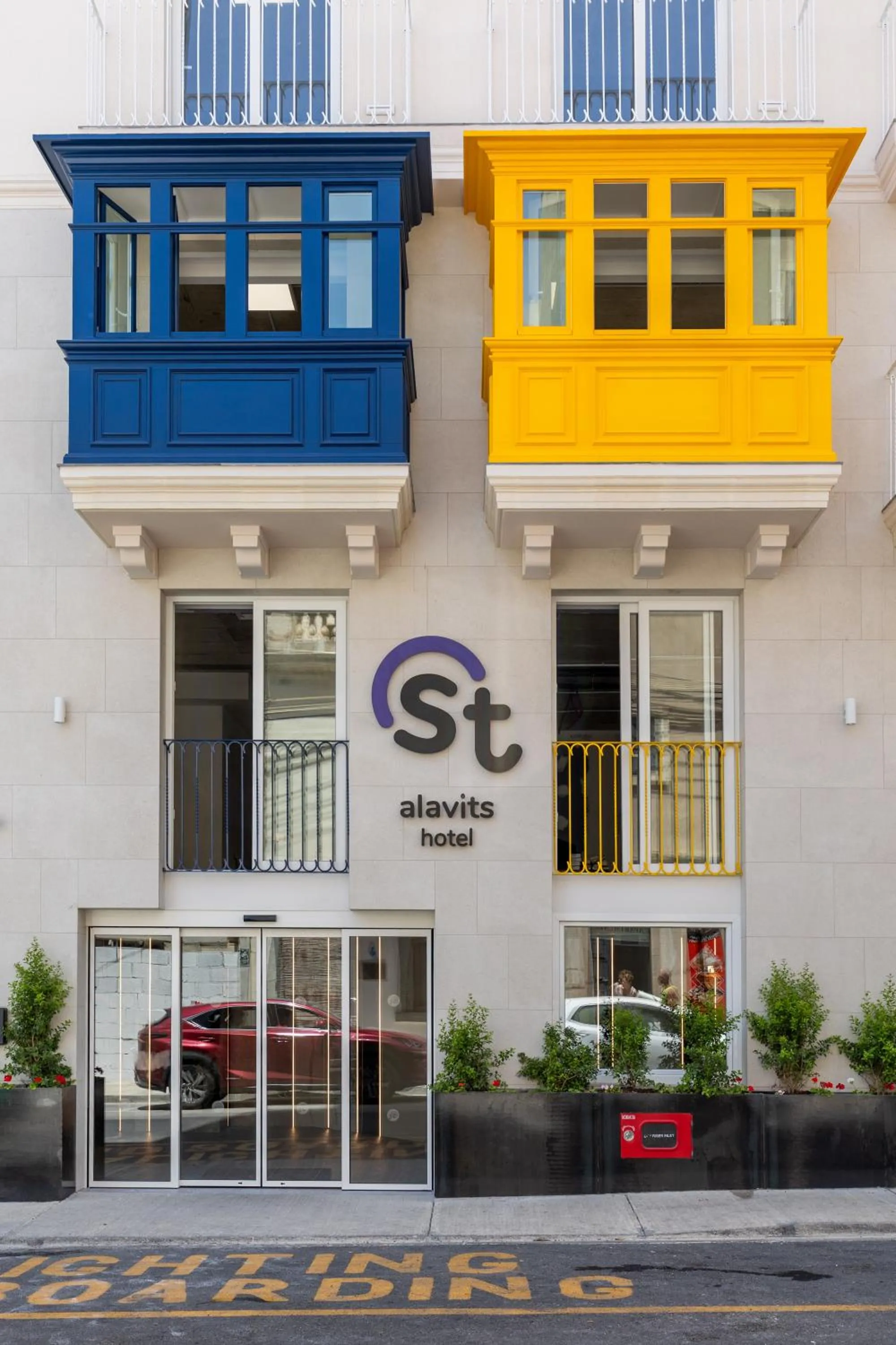 Facade/entrance in Alavits Hotel by ST Hotels