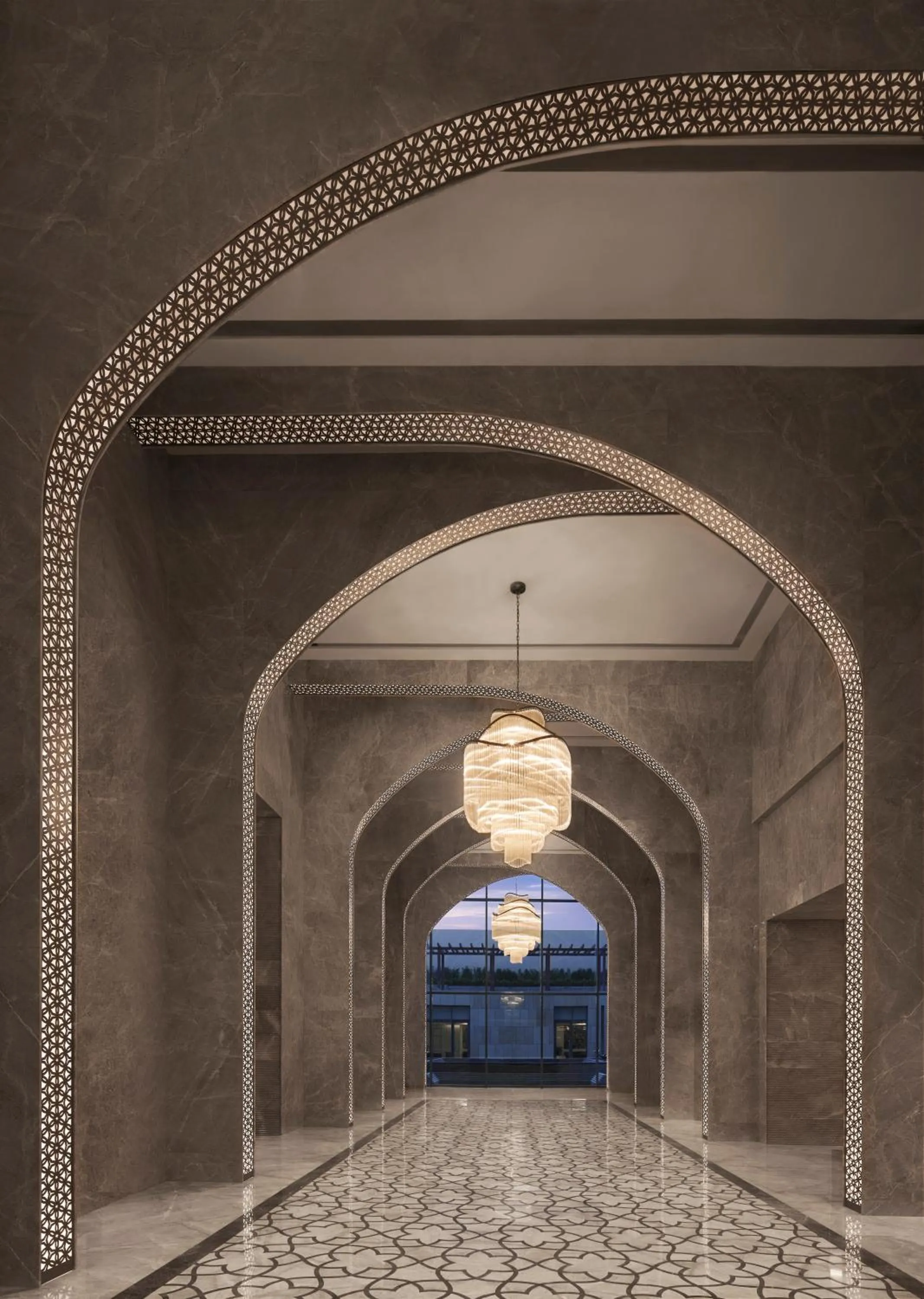 Lobby or reception in Taj Amer, Jaipur