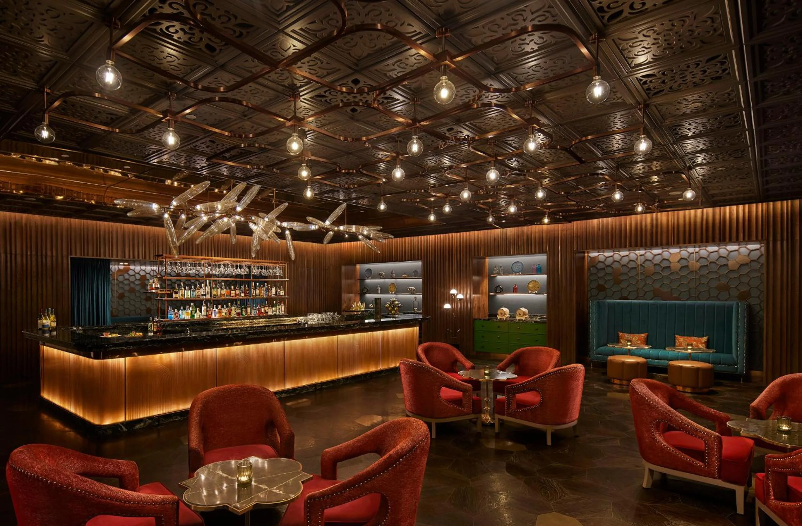 Lounge or bar in Taj Amer, Jaipur