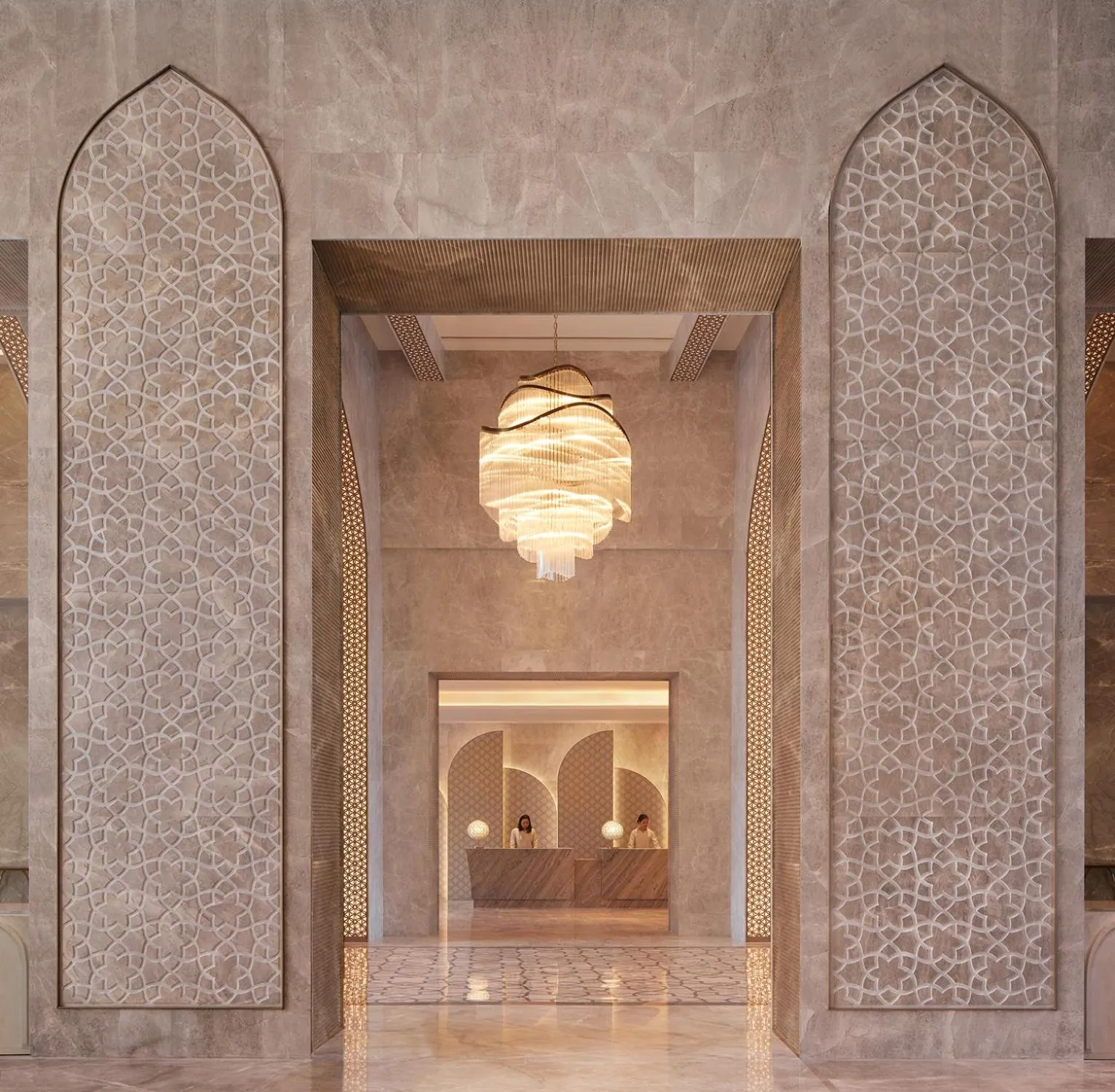 Lobby or reception in Taj Amer, Jaipur