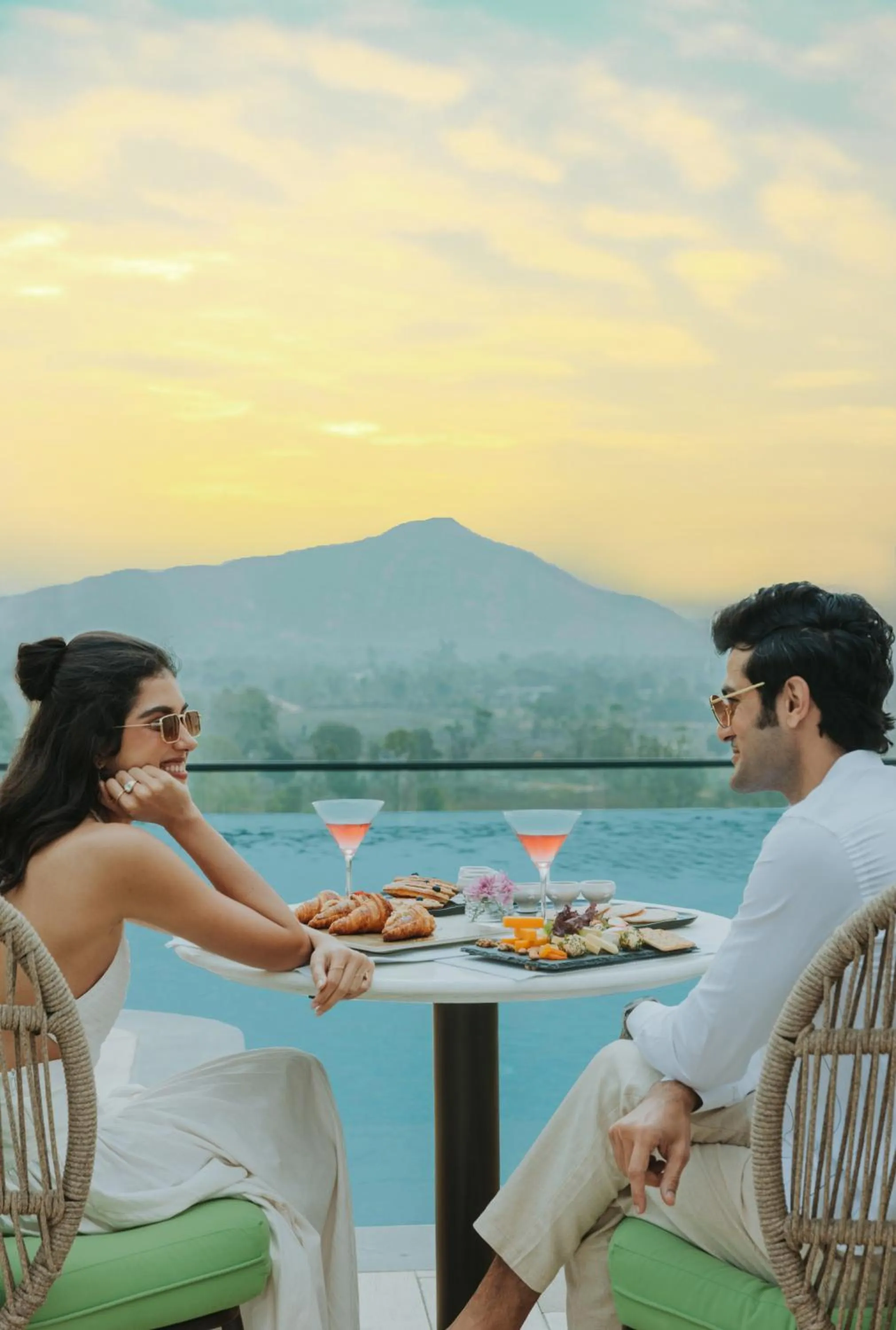Swimming pool in Taj Amer, Jaipur