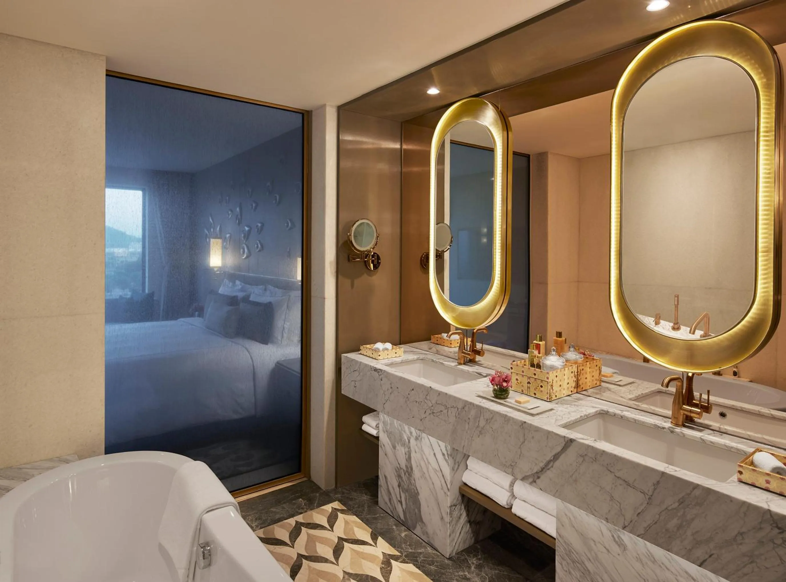 Bathroom in Taj Amer, Jaipur