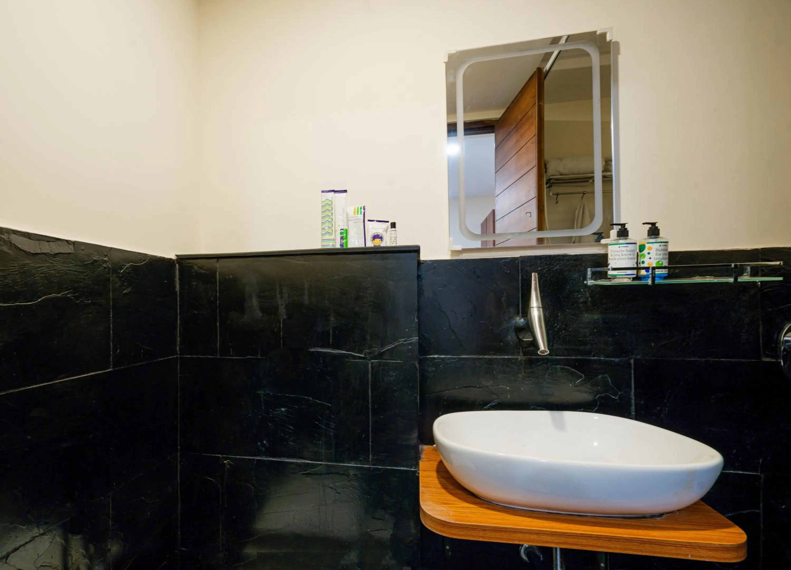 Bathroom in Treebo Premium The Memoir, Ramdaspeth