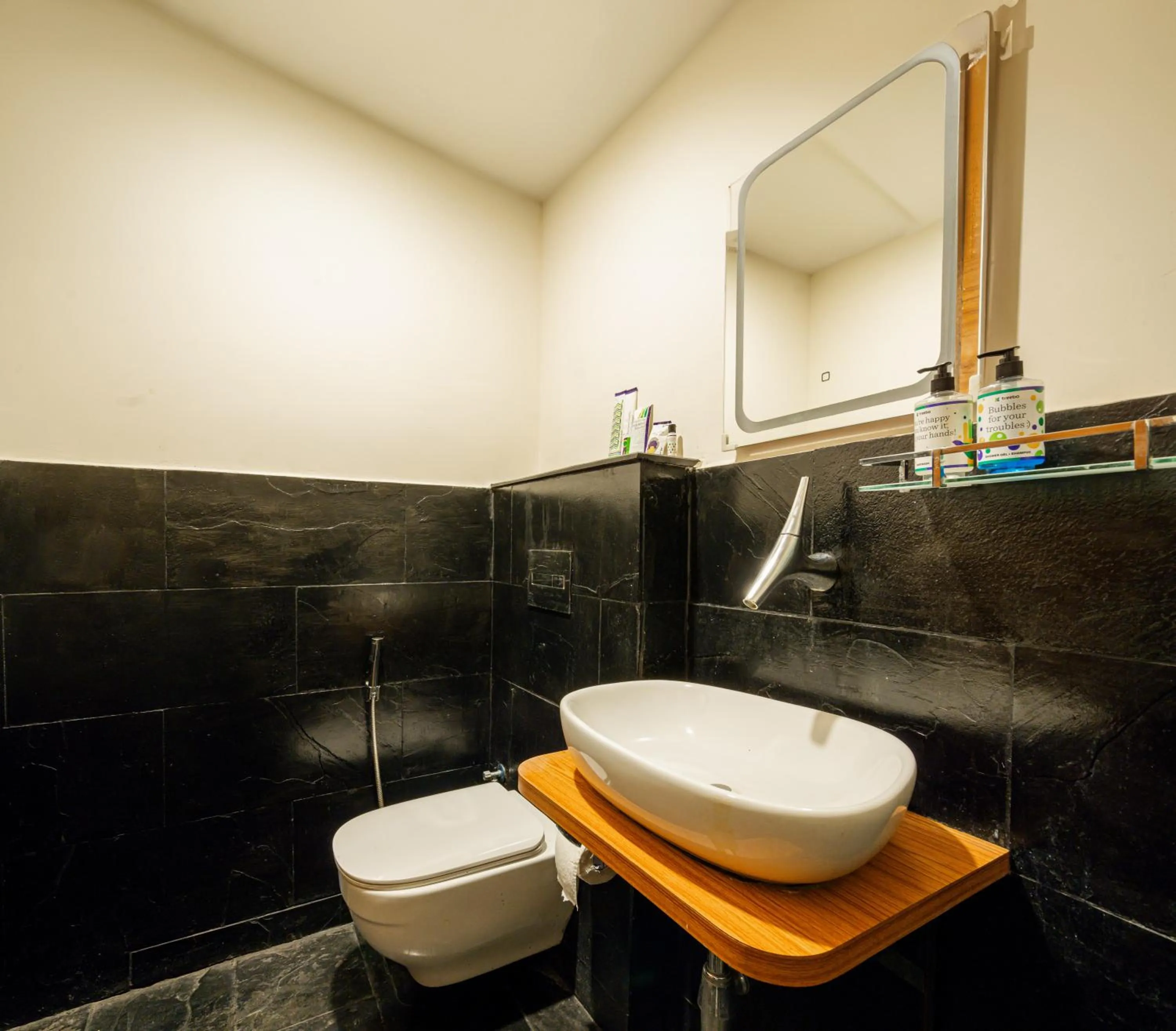 Bathroom in Treebo Premium The Memoir, Ramdaspeth