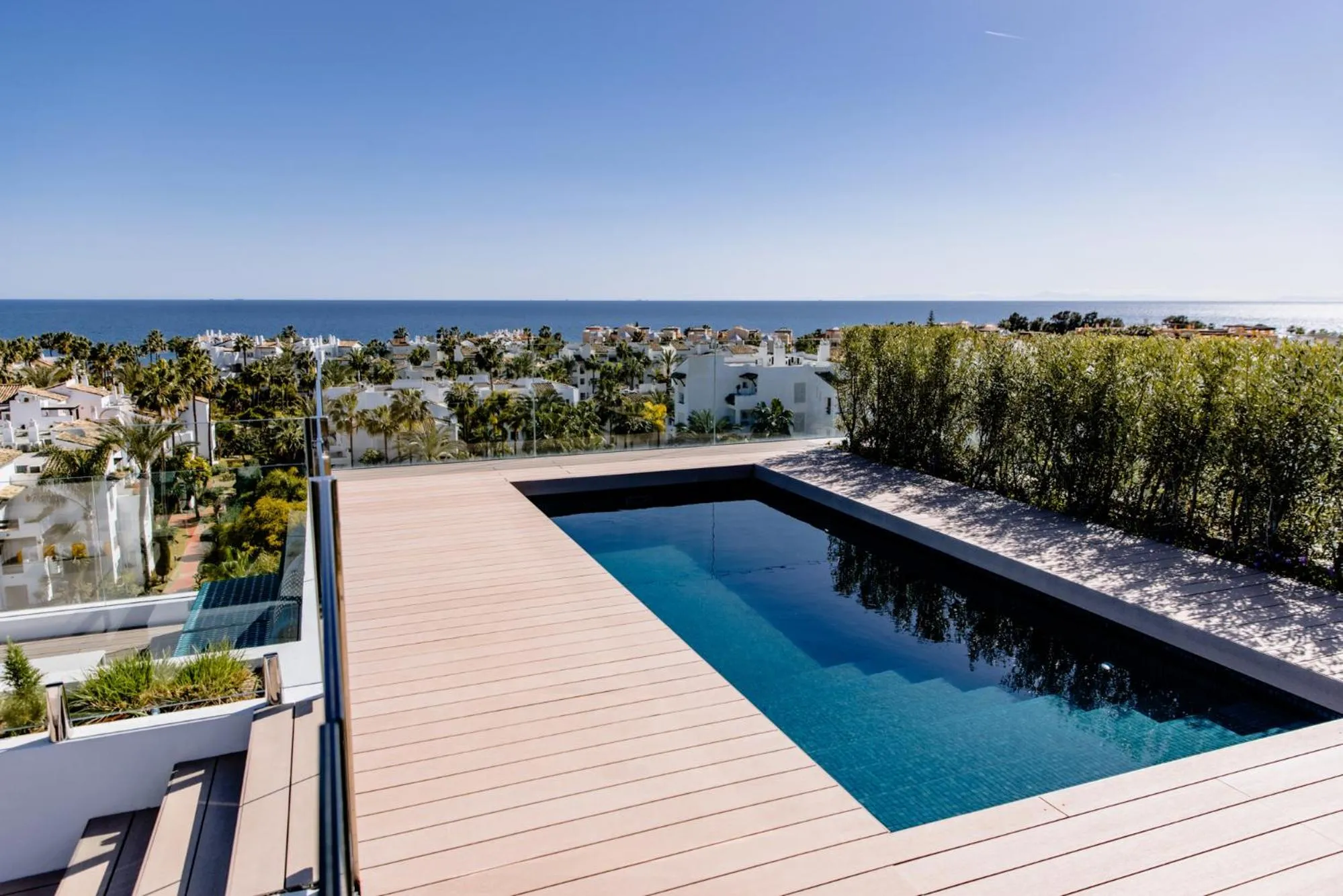 Pool view in THE FLAG HOTEL Marbella, Estepona Adult Recommended