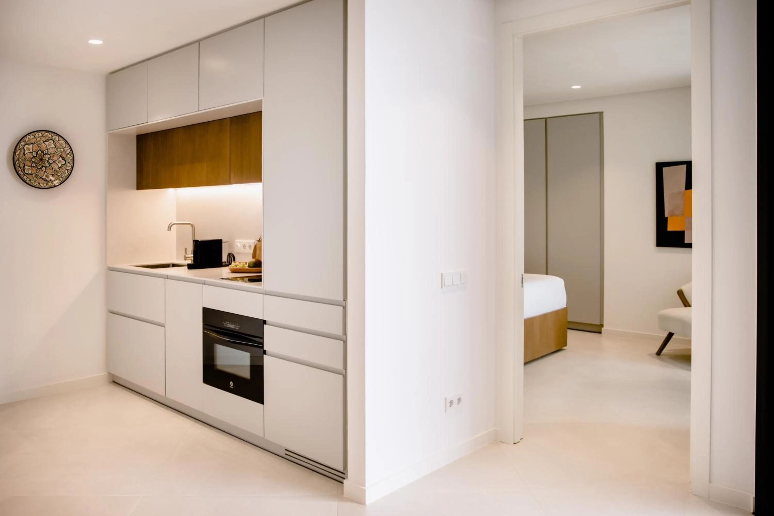 Kitchen or kitchenette in THE FLAG HOTEL Marbella, Estepona Adult Recommended