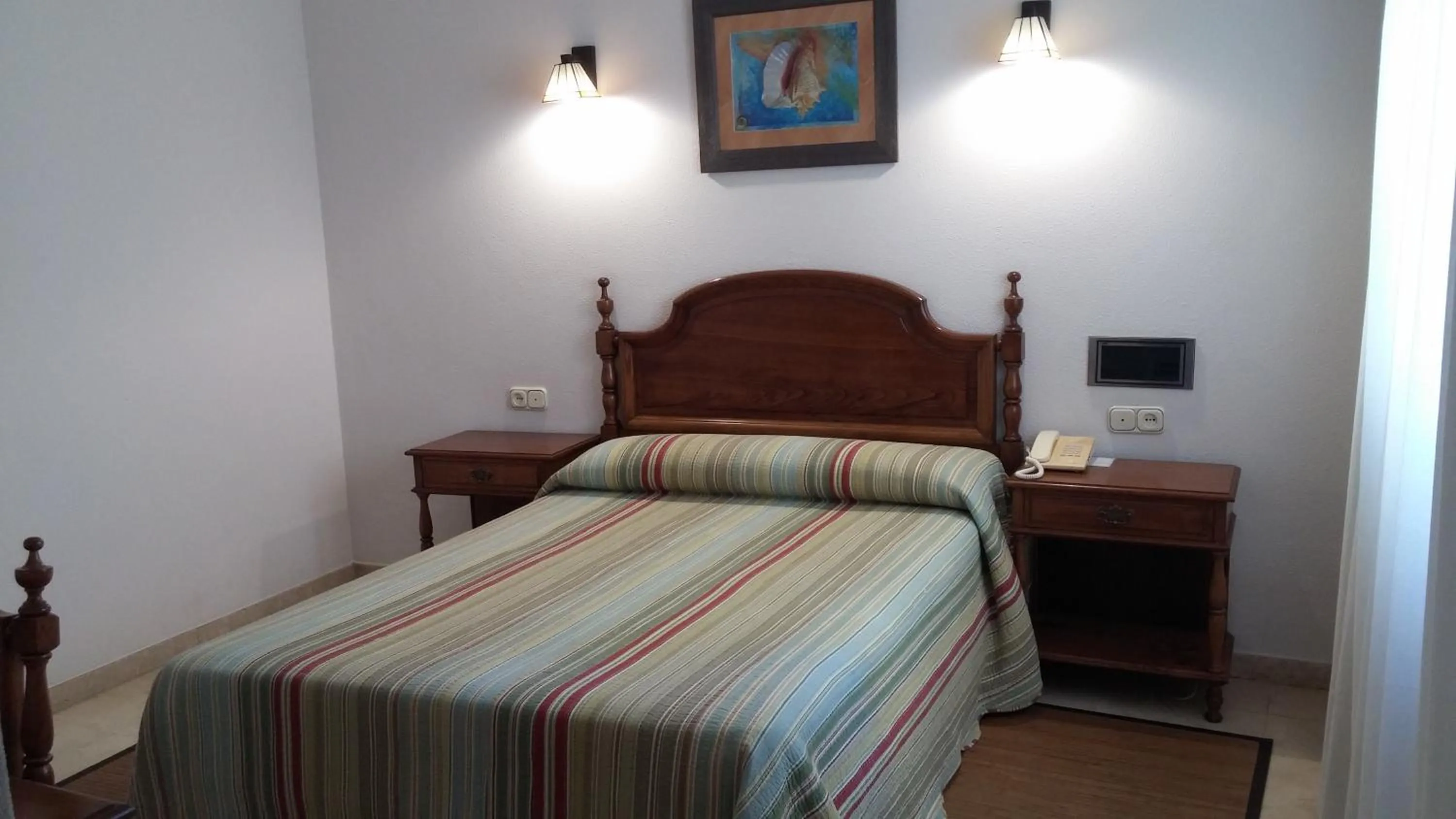 Bed in Hotel Serantes