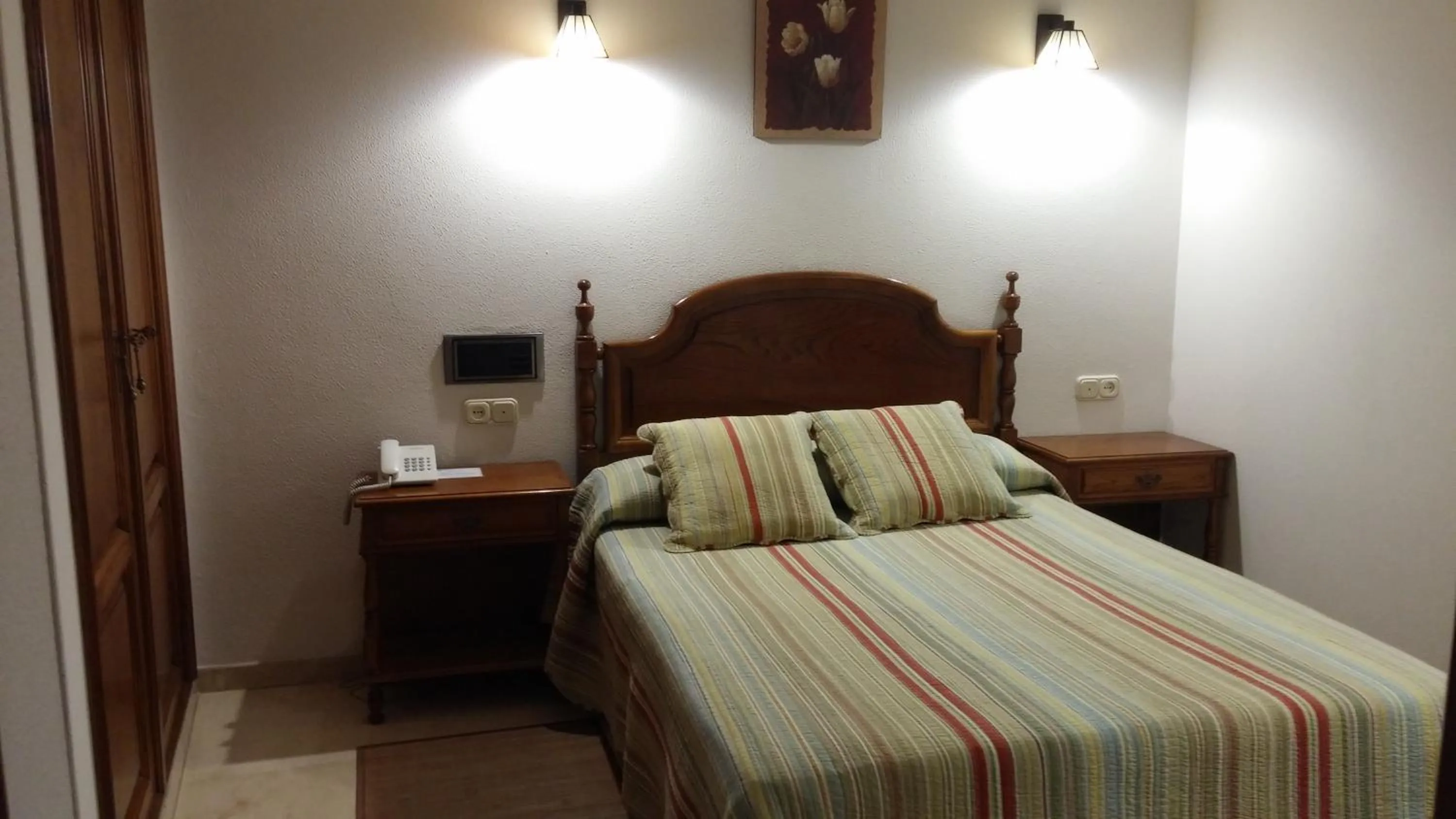 Bed in Hotel Serantes