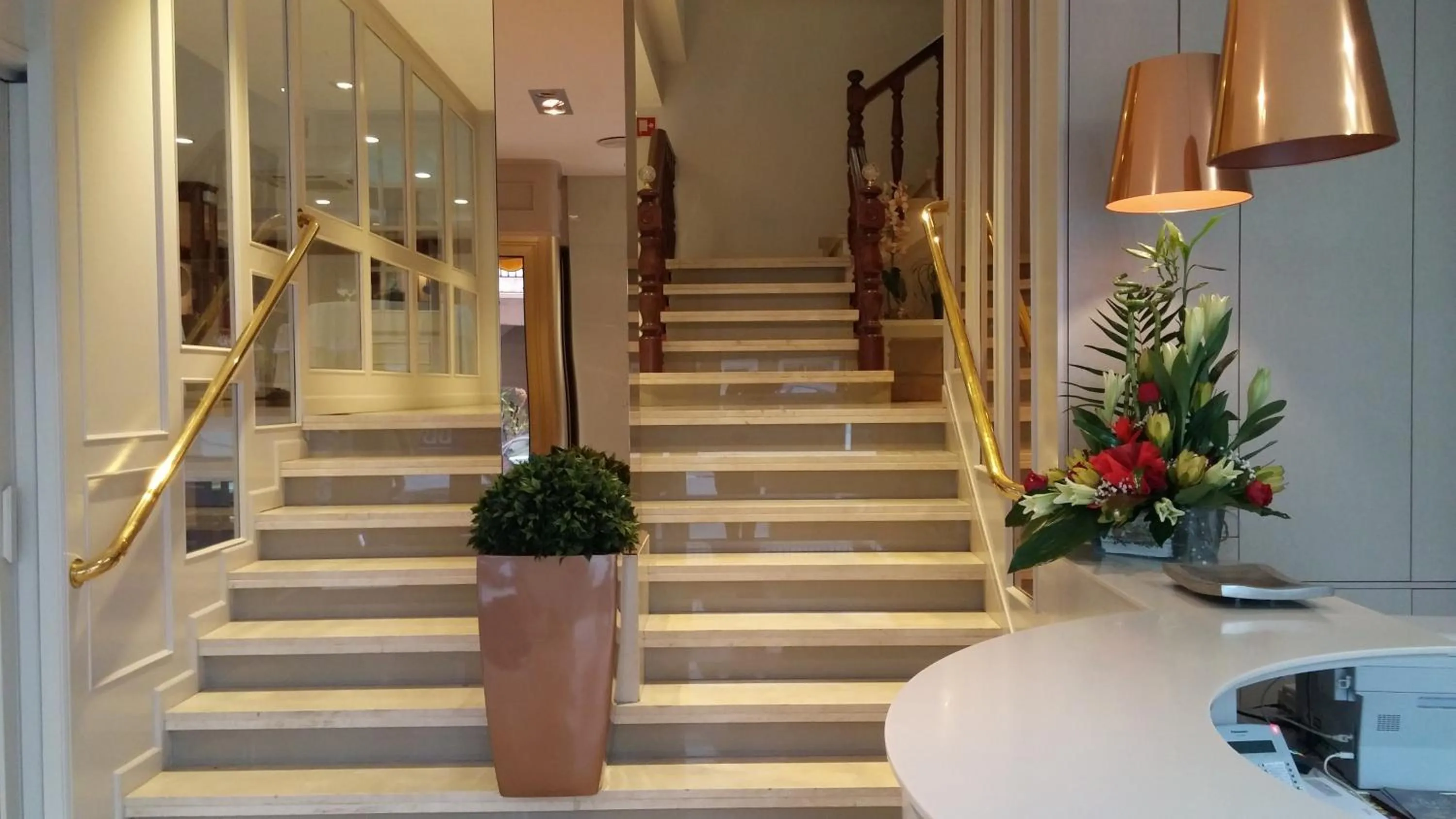 Lobby or reception in Hotel Serantes