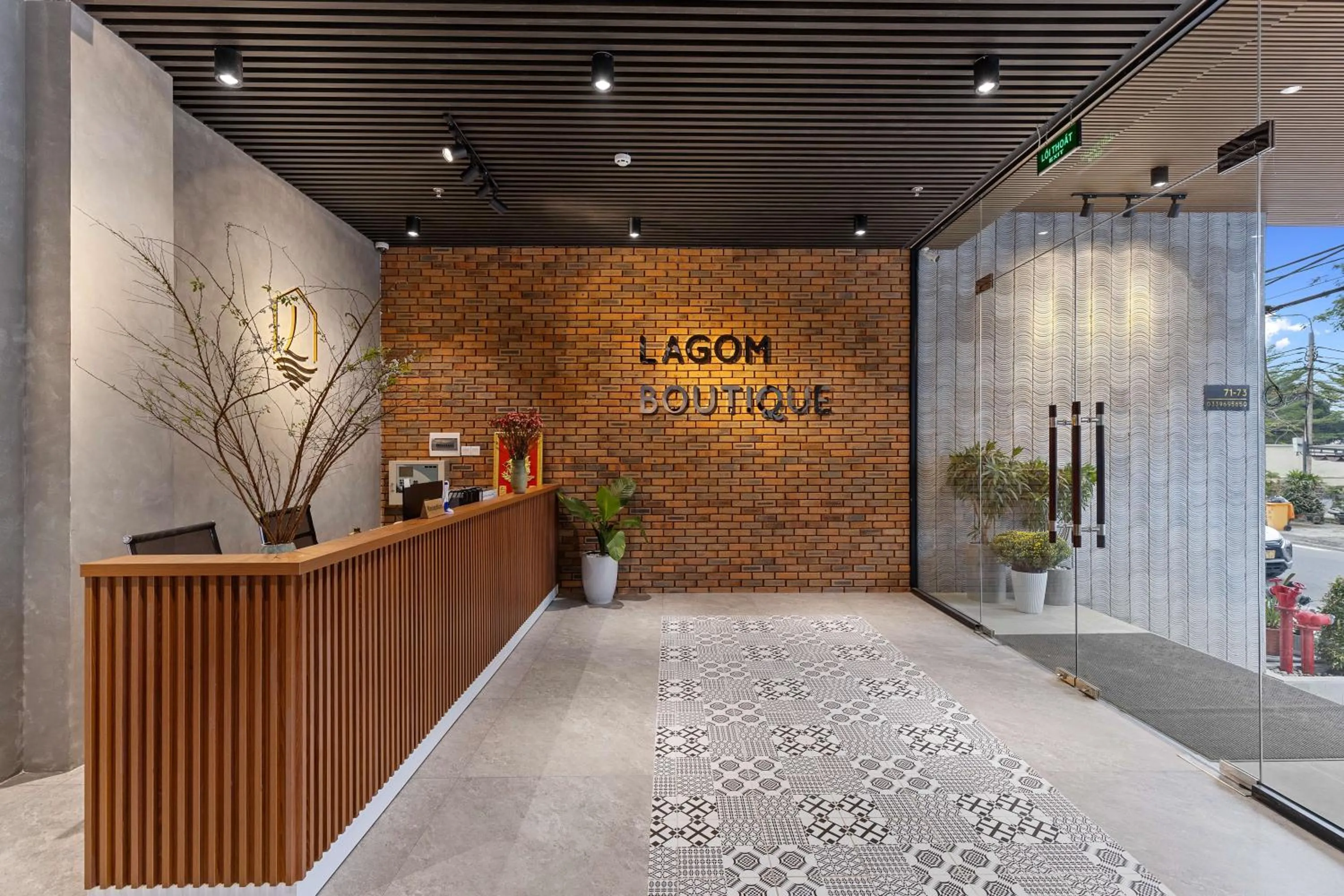 Lobby or reception in Lagom Boutique Hotel Da Nang