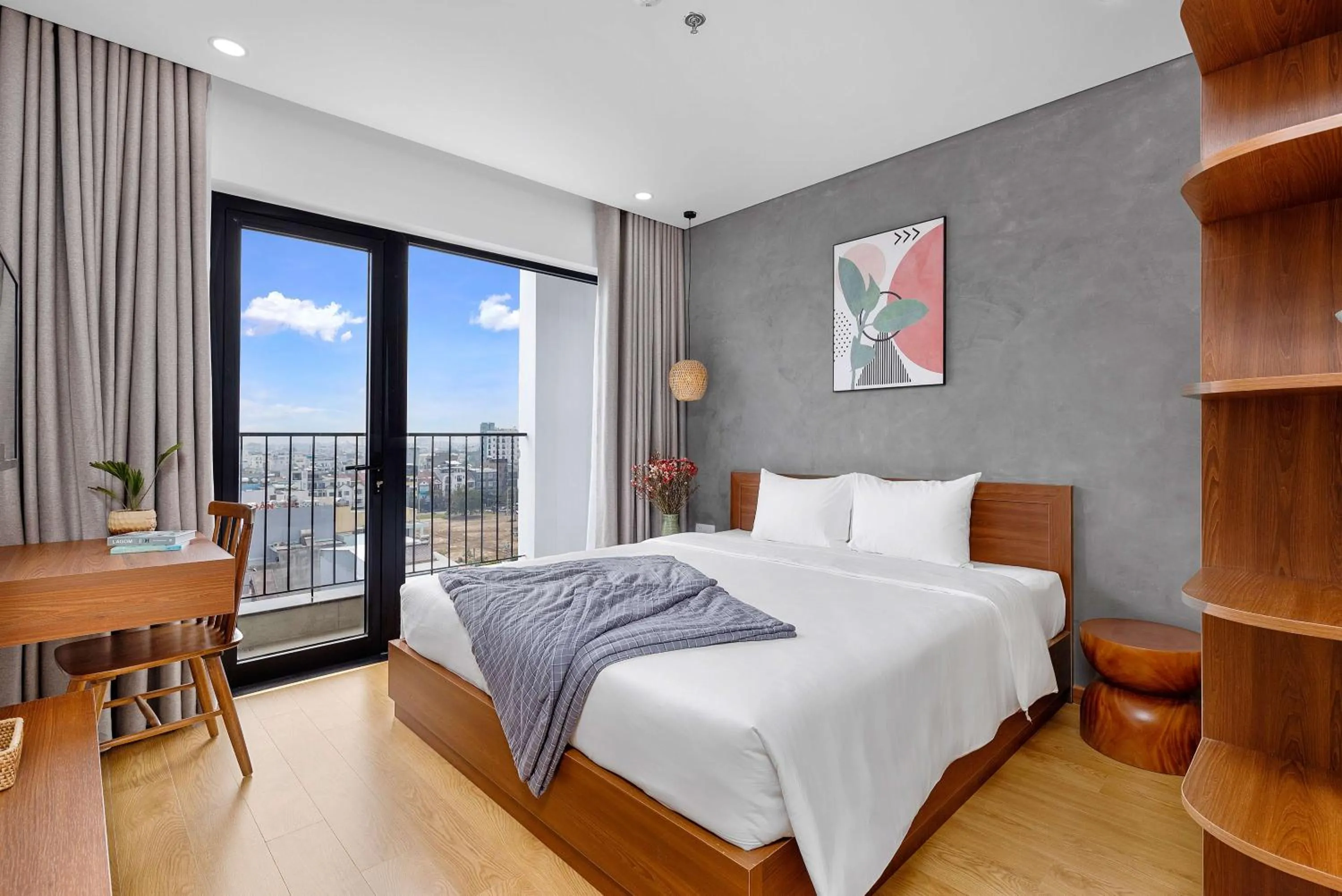 Bed in Lagom Boutique Hotel Da Nang