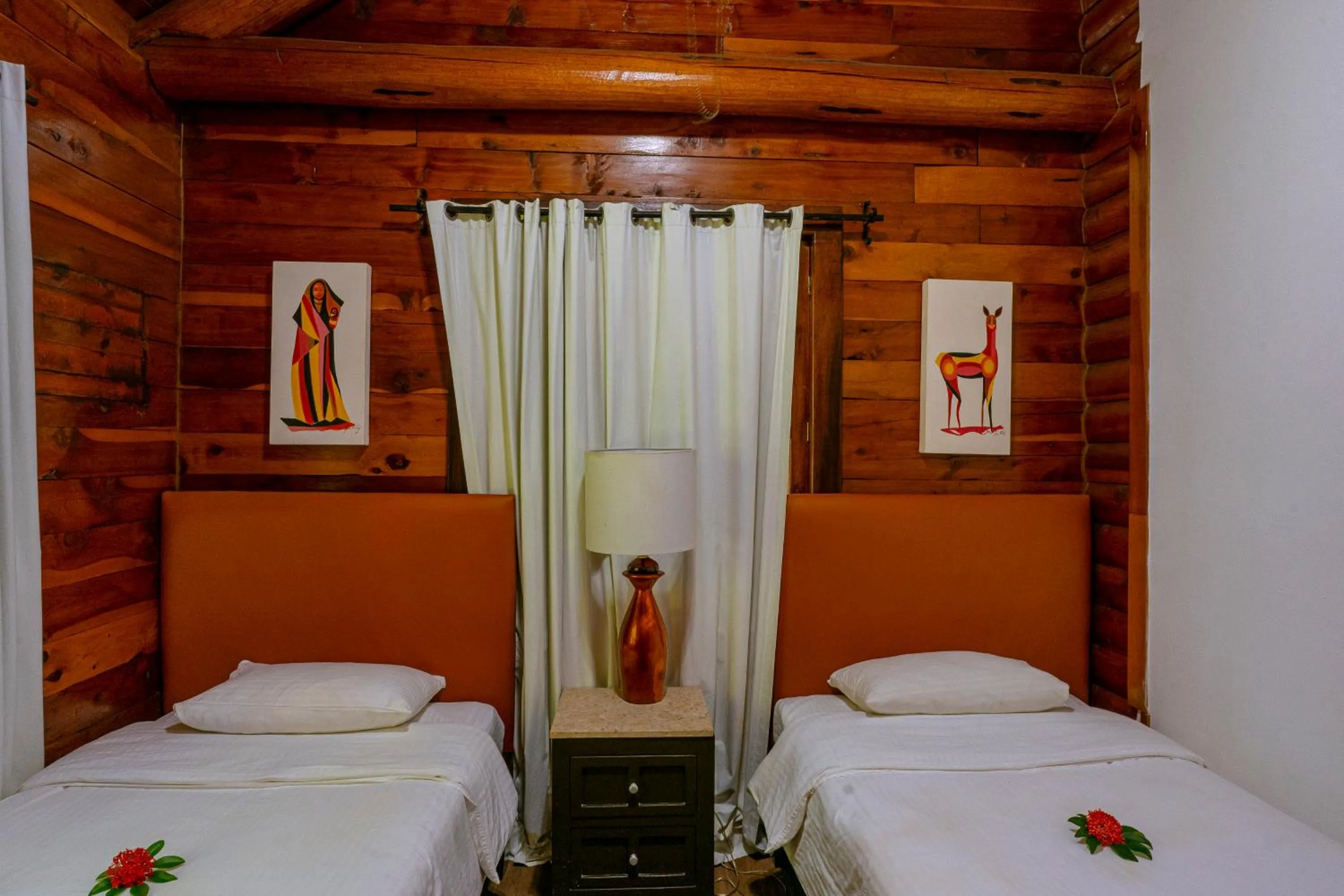 Bed in Santa María Resort
