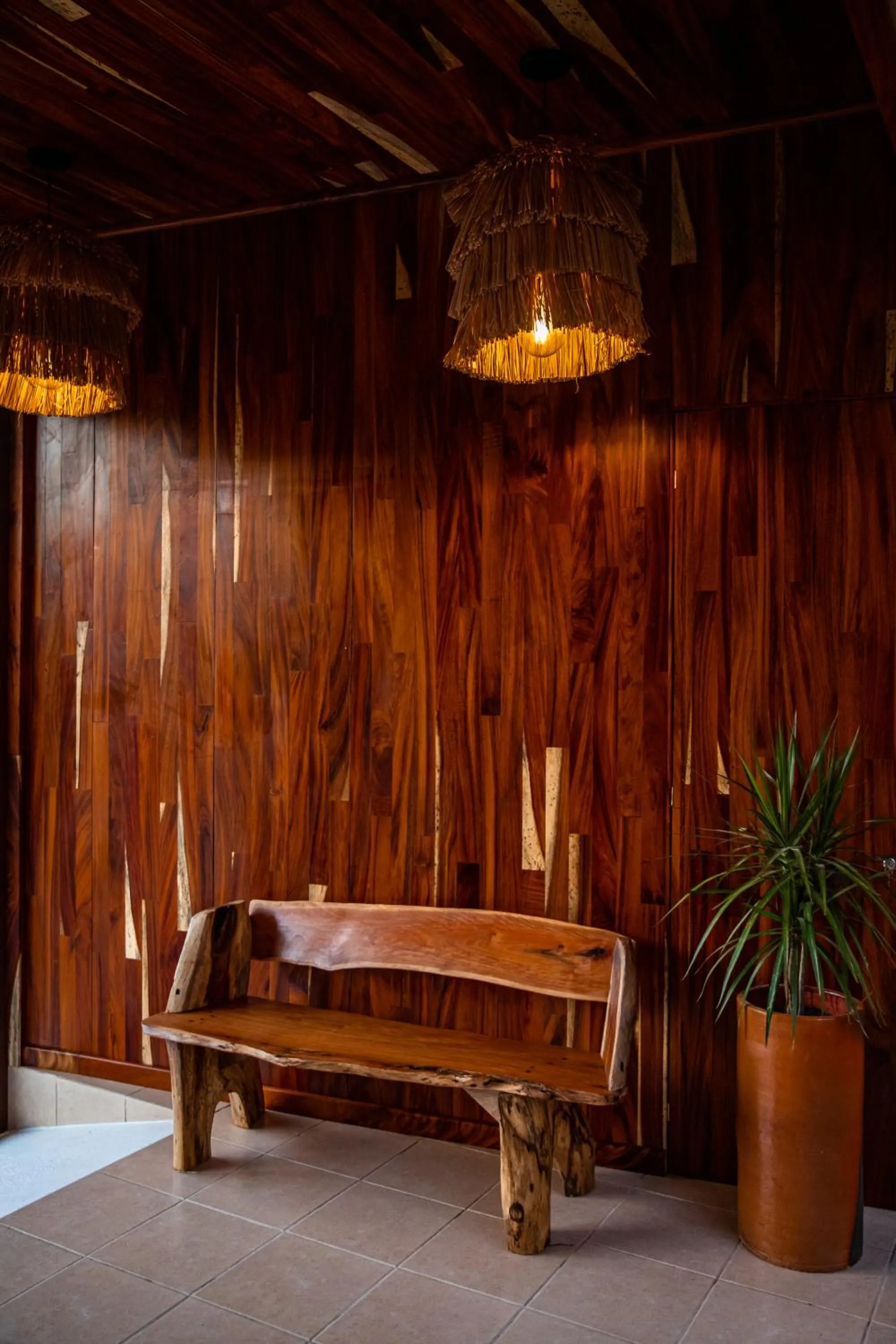 Living room in Hotel Santa Cruz Punta Zicatela