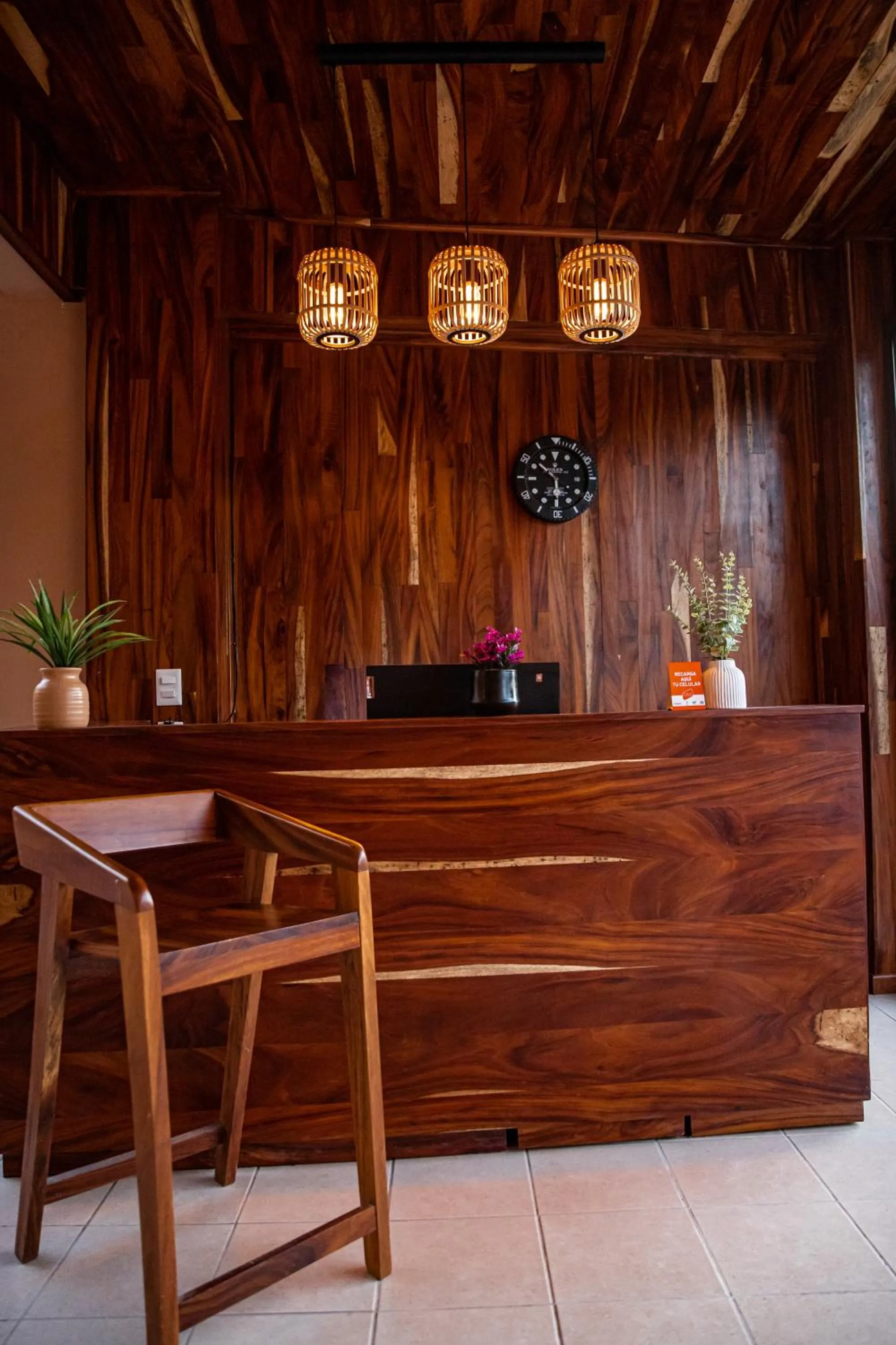 Lobby or reception in Hotel Santa Cruz Punta Zicatela