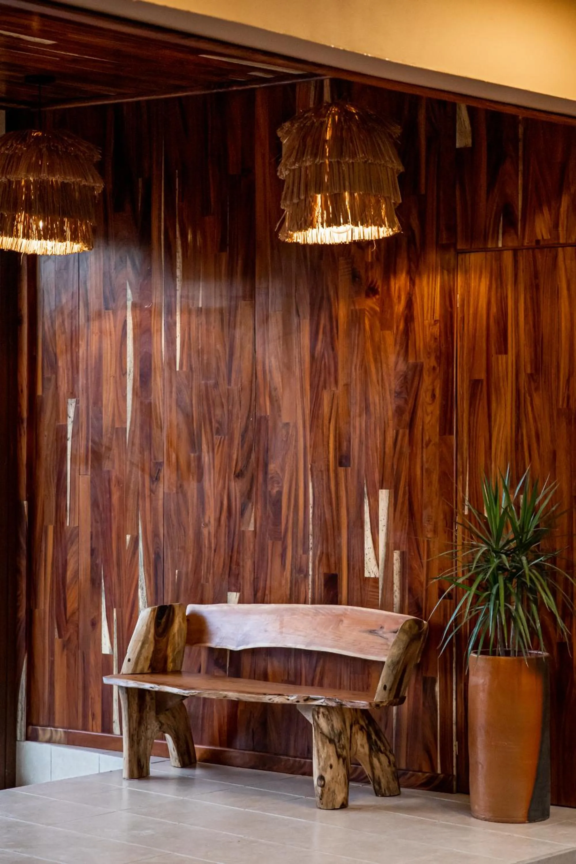 Lobby or reception in Hotel Santa Cruz Punta Zicatela