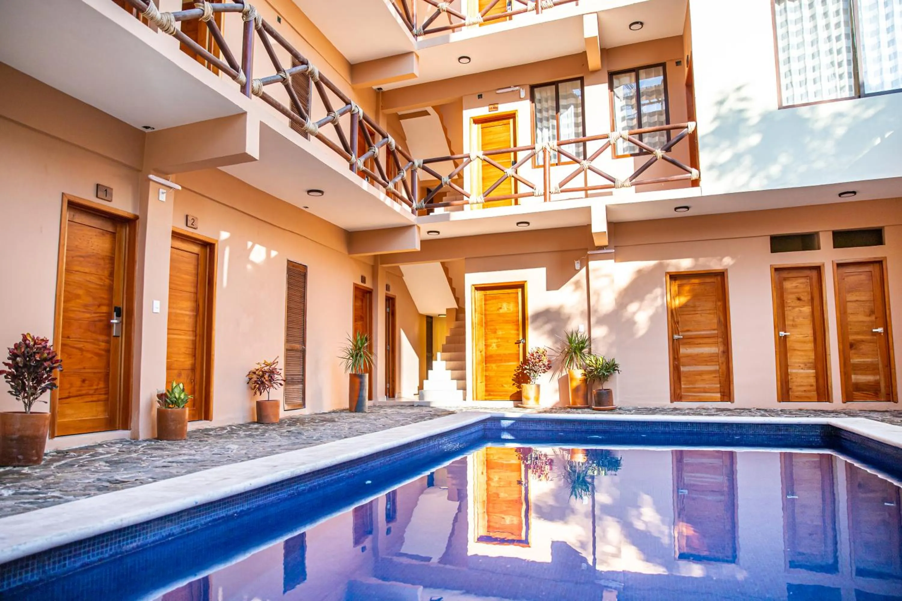 Property building in Hotel Santa Cruz Punta Zicatela