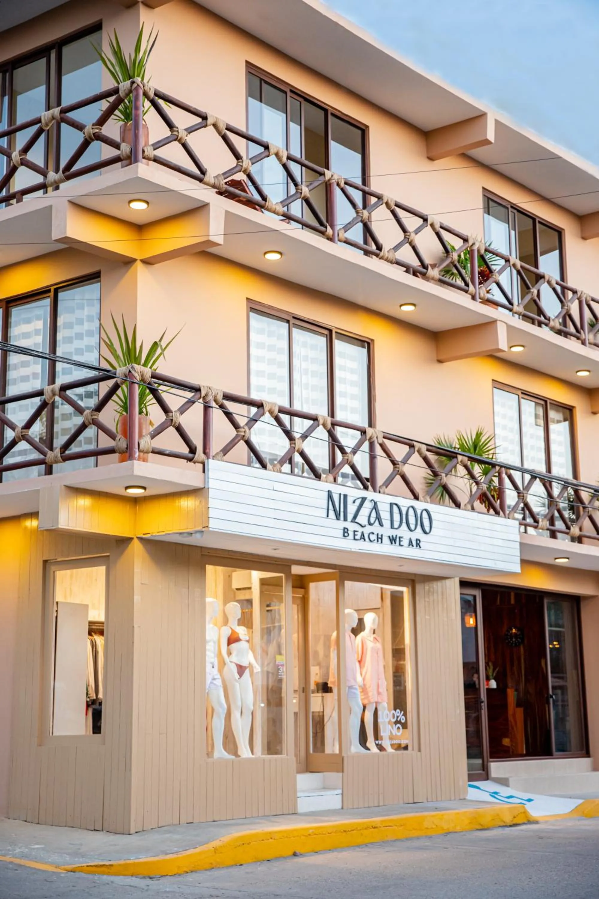 Property building in Hotel Santa Cruz Punta Zicatela