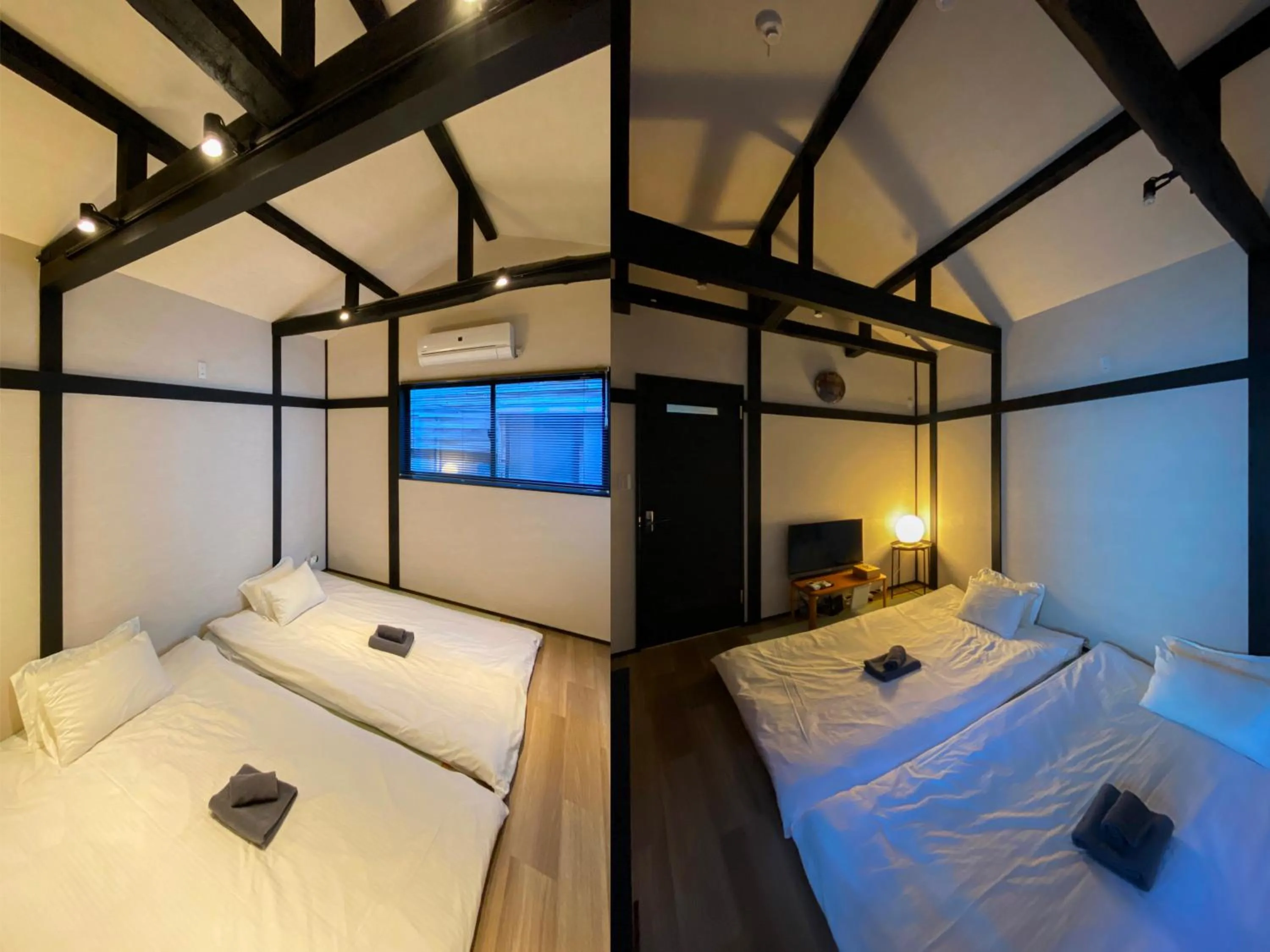 Bed in Miyanonoki guest house with Free Parking