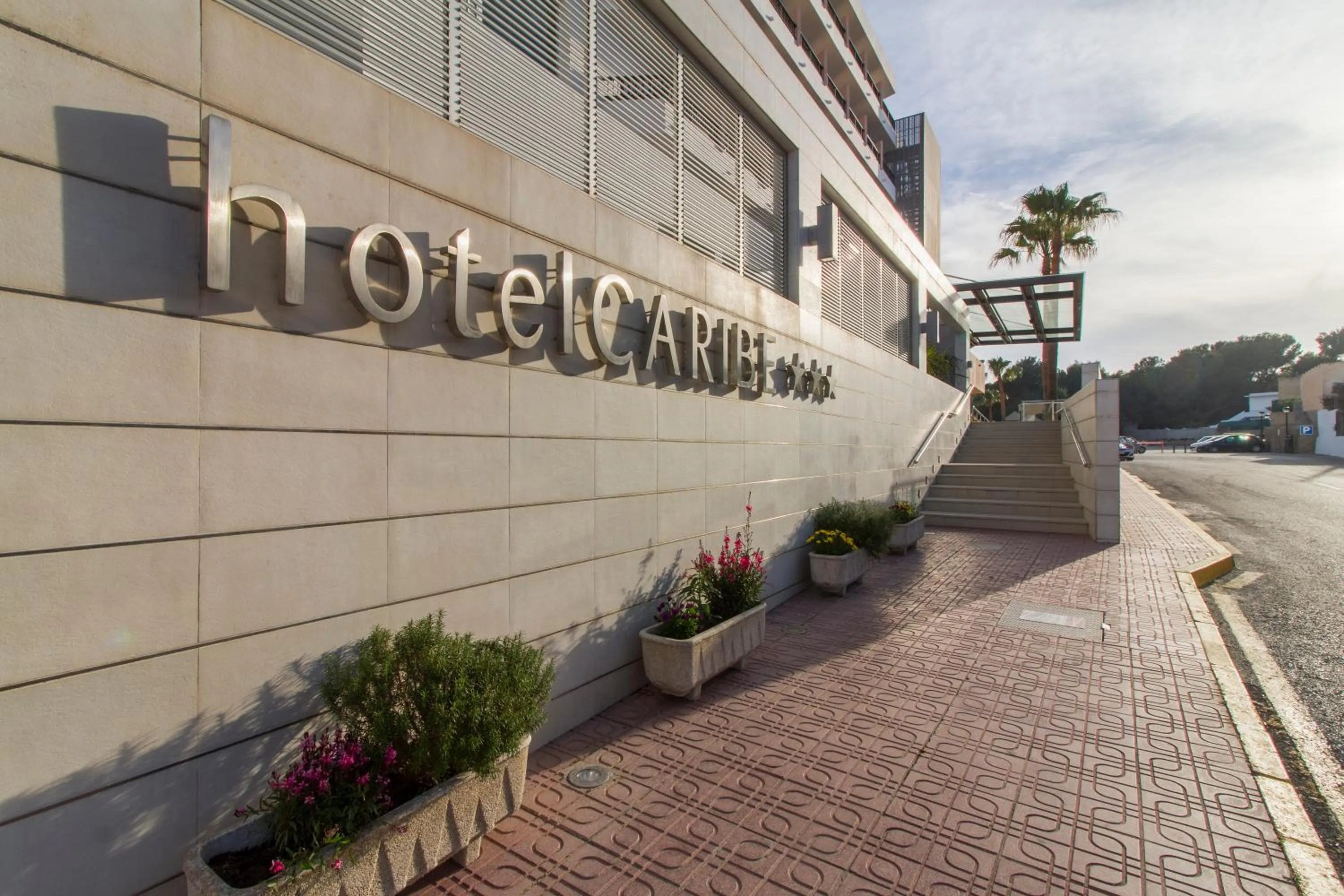 Facade/entrance in Hotel Caribe
