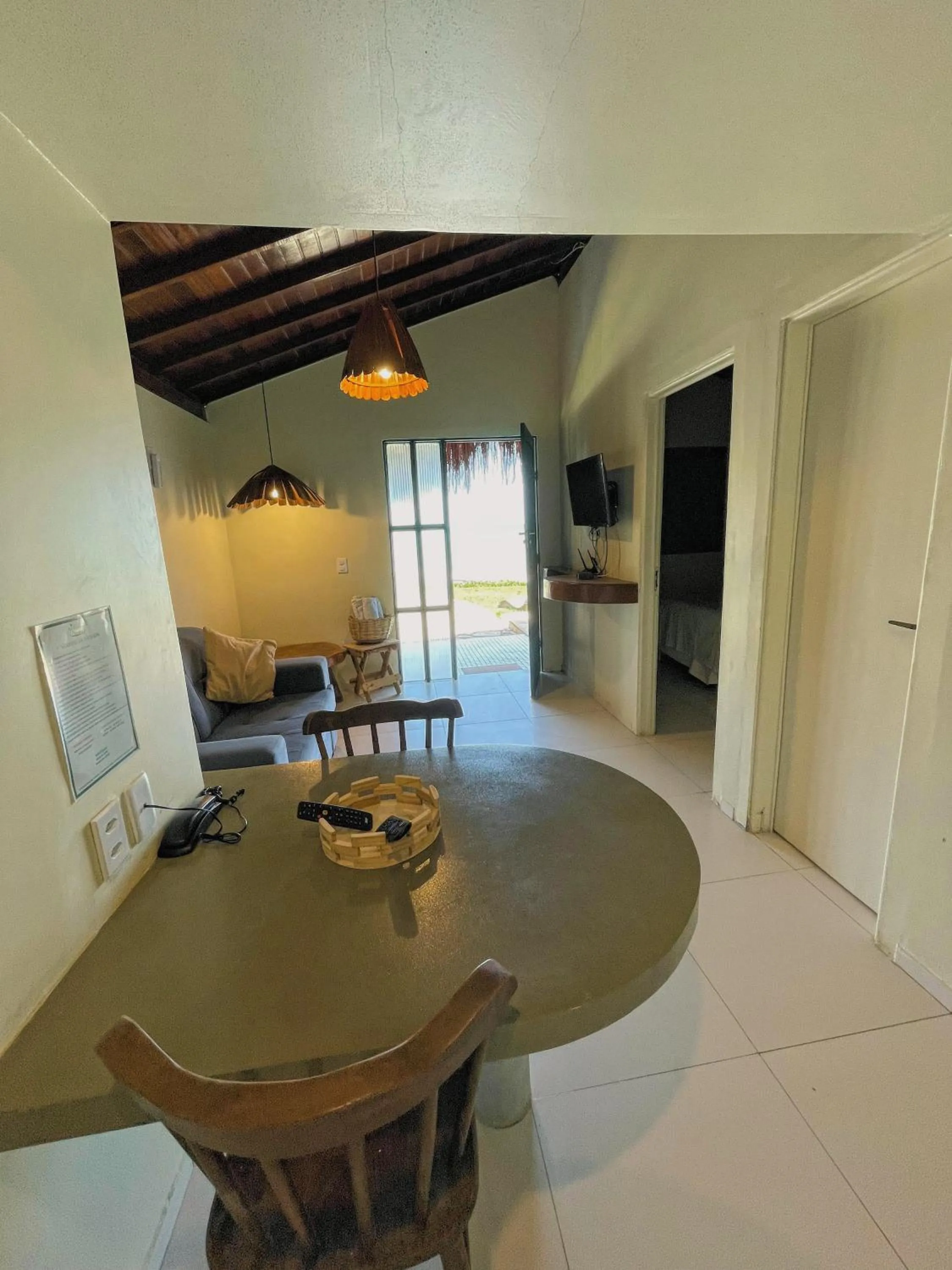 Living room in Pousada Paradise