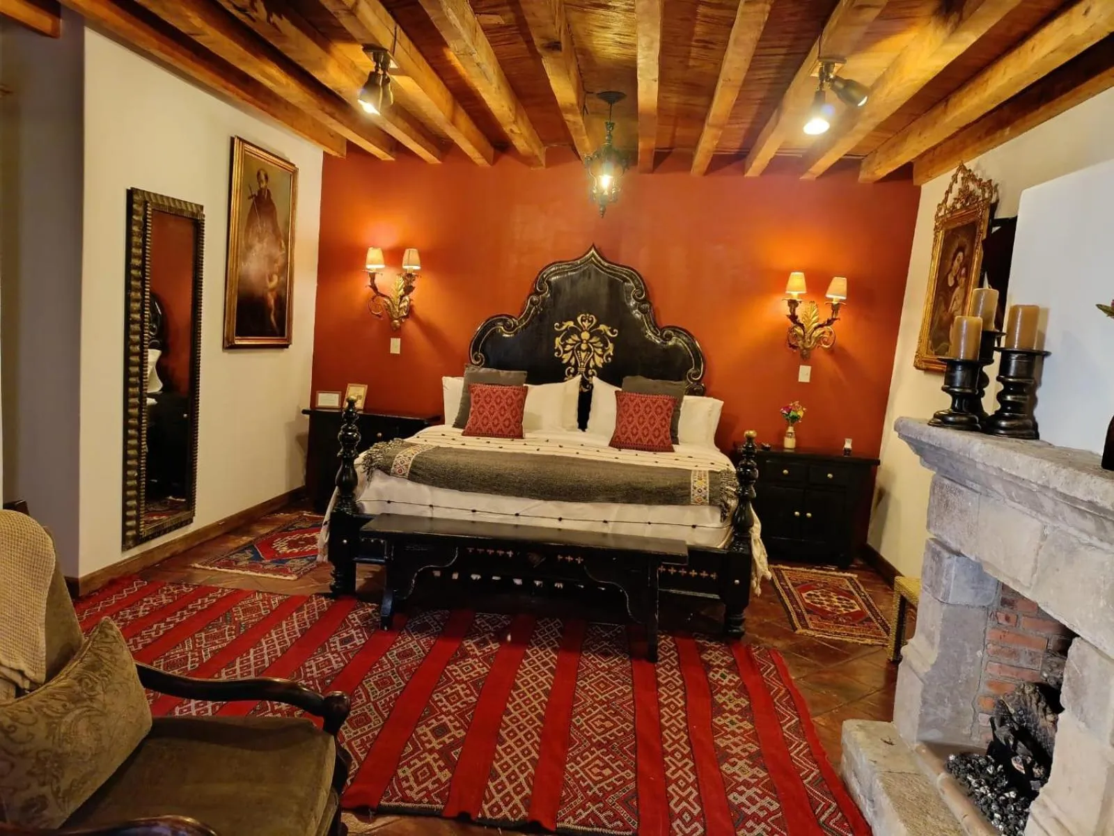 Bed in El Edén Hotel Boutique