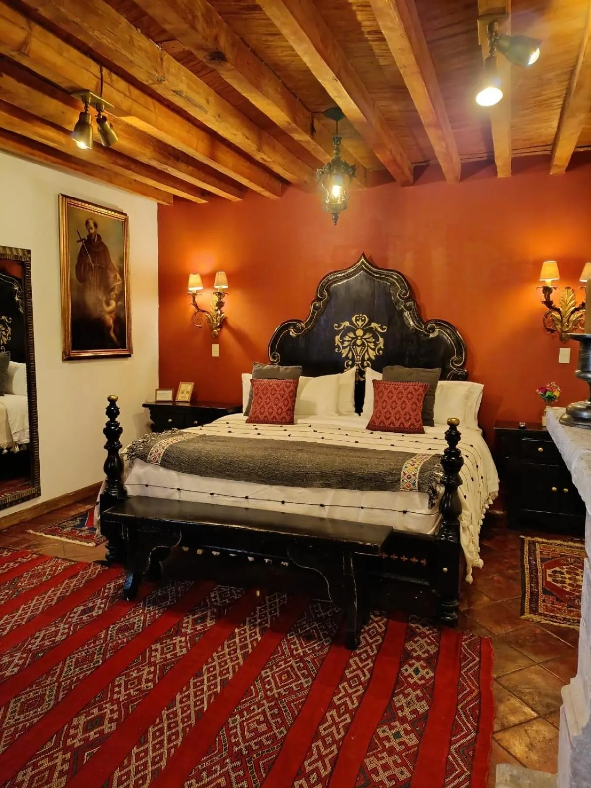 Bed in El Edén Hotel Boutique