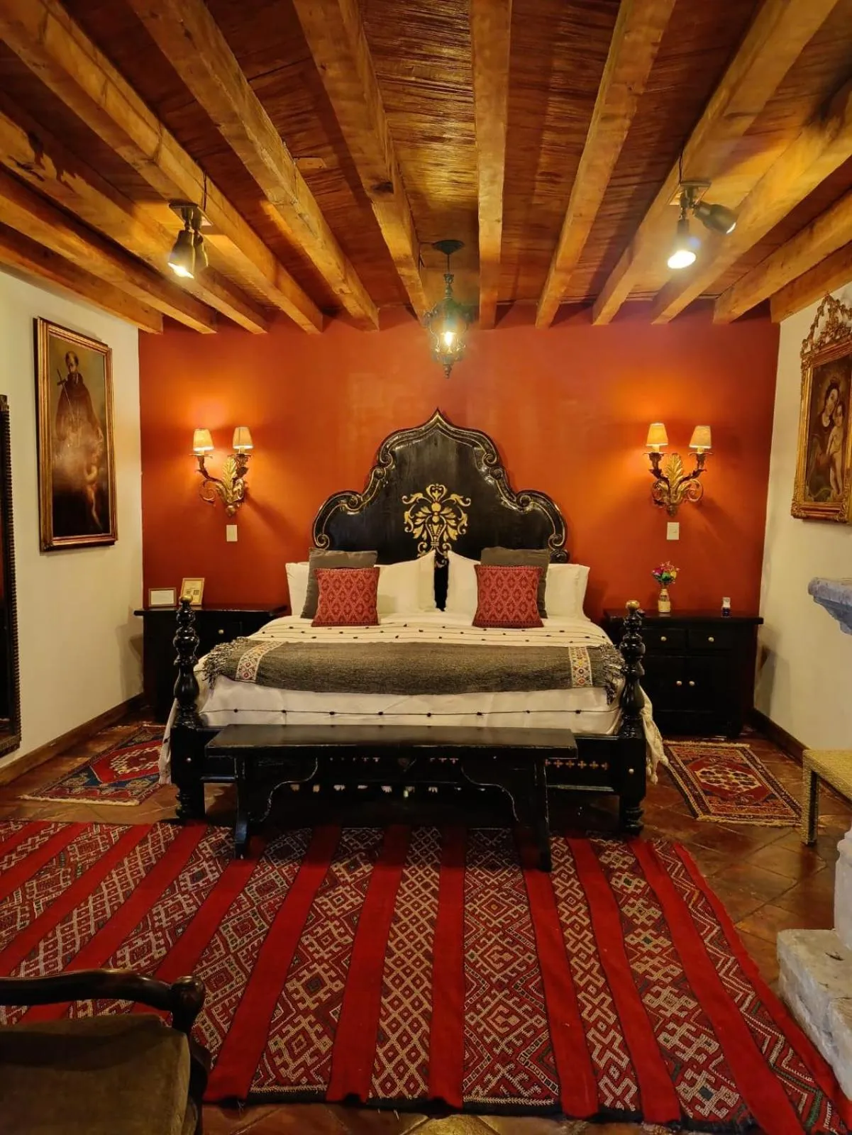 Bed in El Edén Hotel Boutique