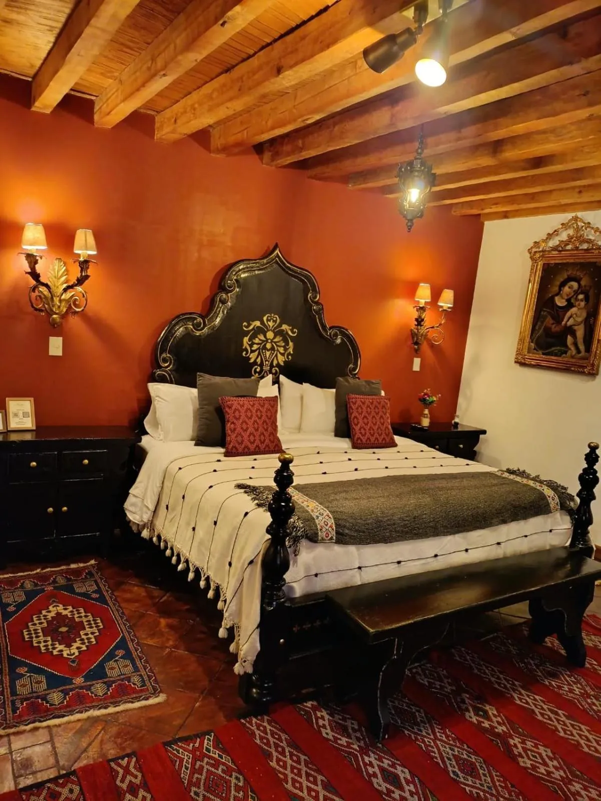 Bed in El Edén Hotel Boutique