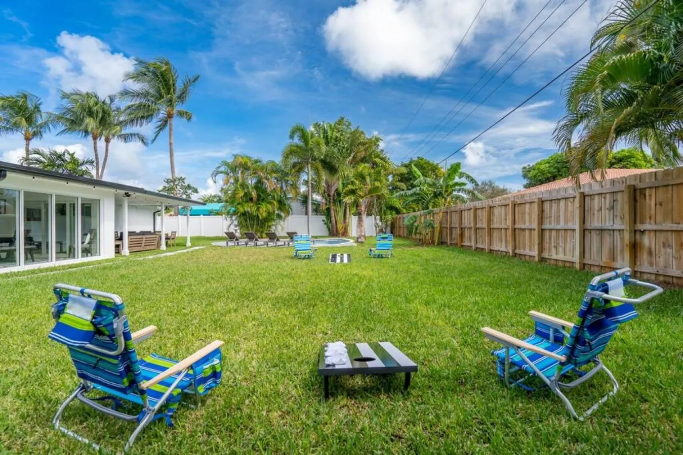 Garden in Delilas Chic 3 Bedroom 2 bath Abode with Heated Pool