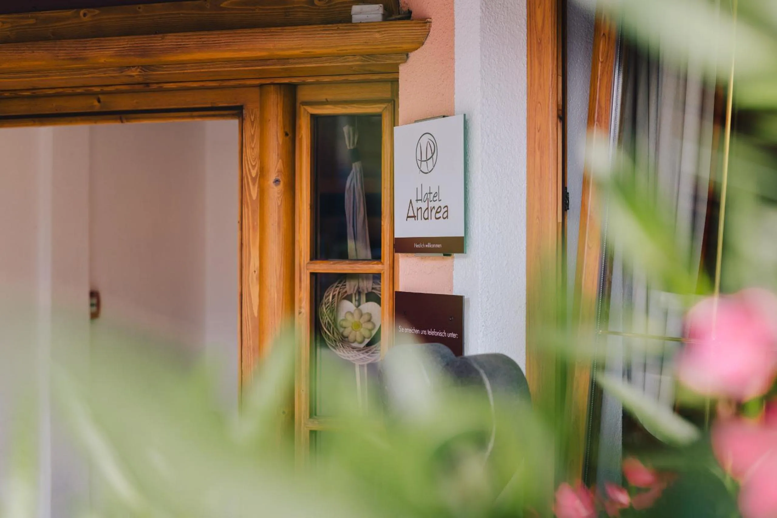 Facade/entrance in Hotel Andrea