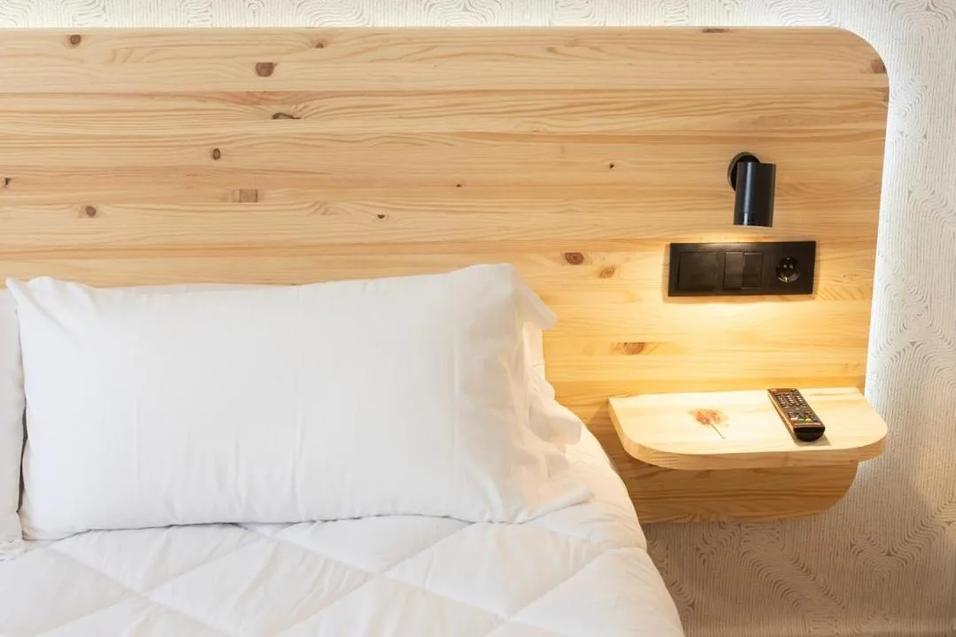 Bed in Hotel Nautico