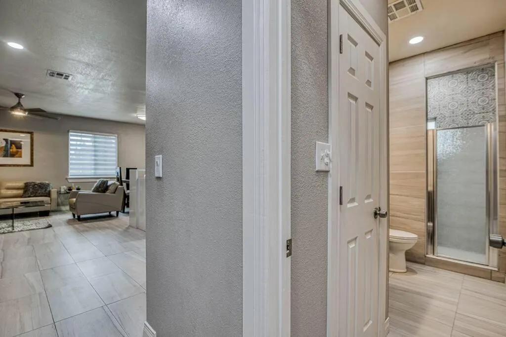 Shower in My Cozy Duplex B in the heart of West Side