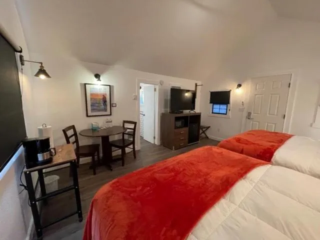 Bed in The Seaview Cottages