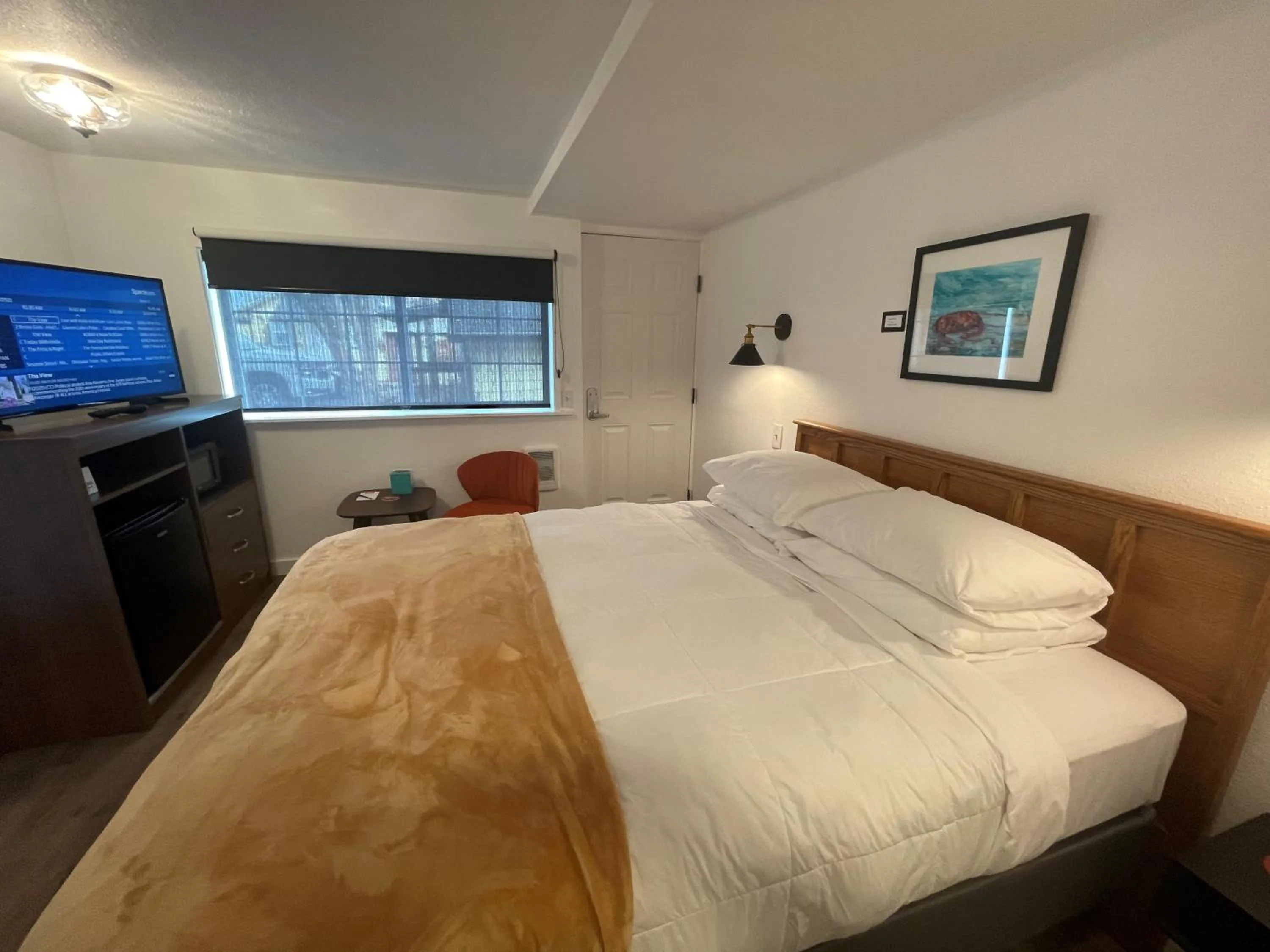 Bed in The Seaview Cottages