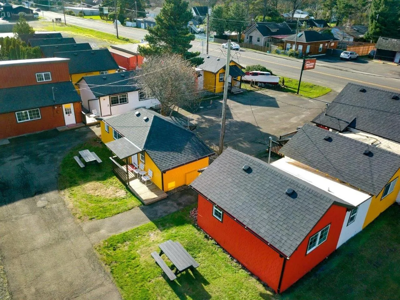 Property building in The Seaview Cottages