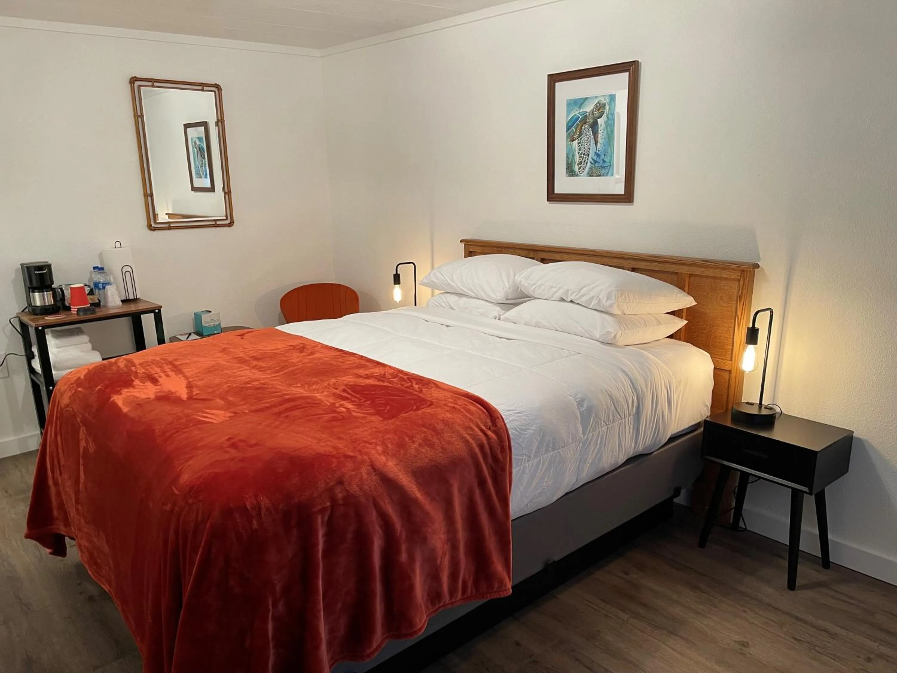 Bed in The Seaview Cottages