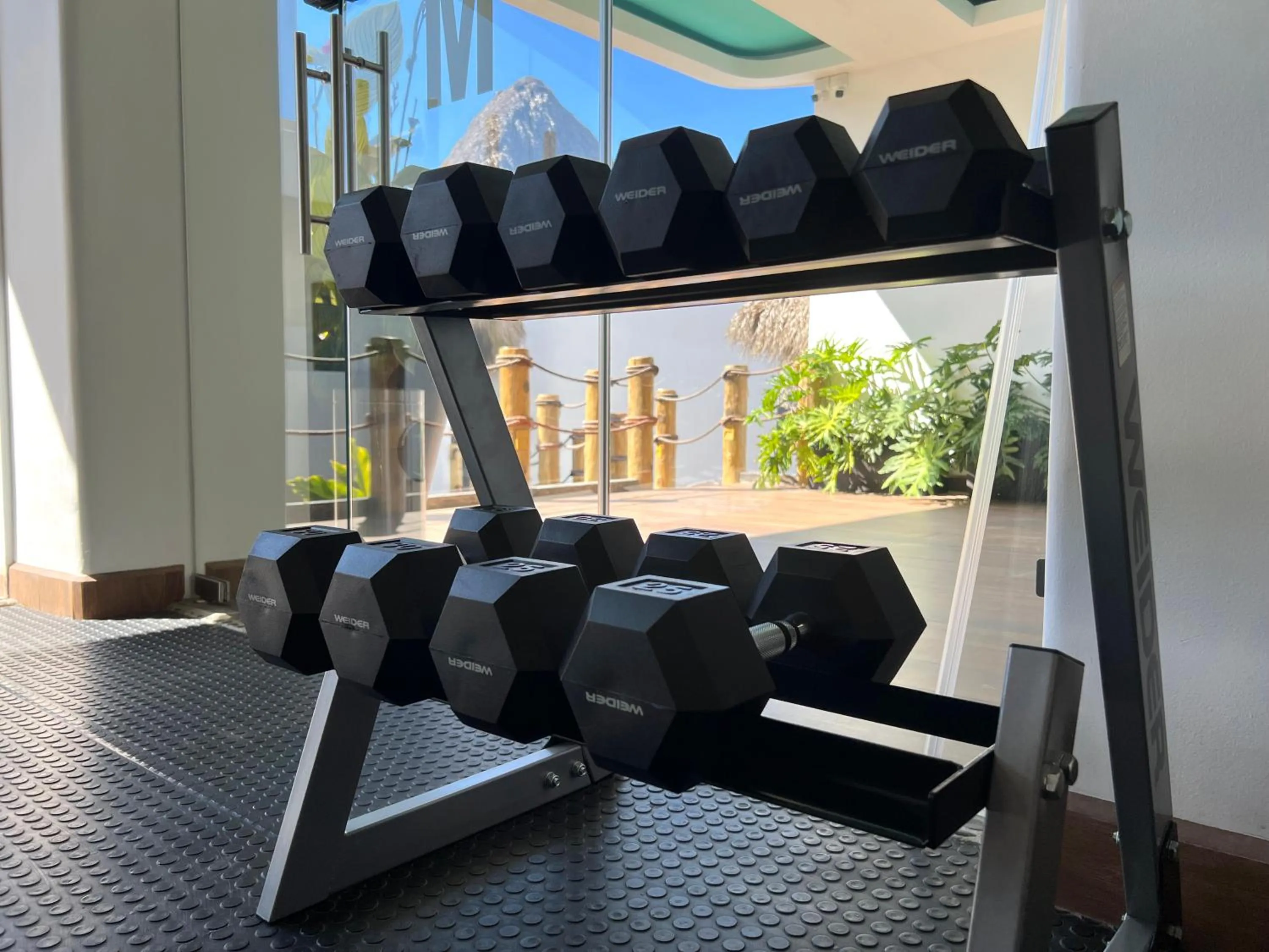 Fitness centre/facilities in Sunset Island Villas Riviera Nayarit