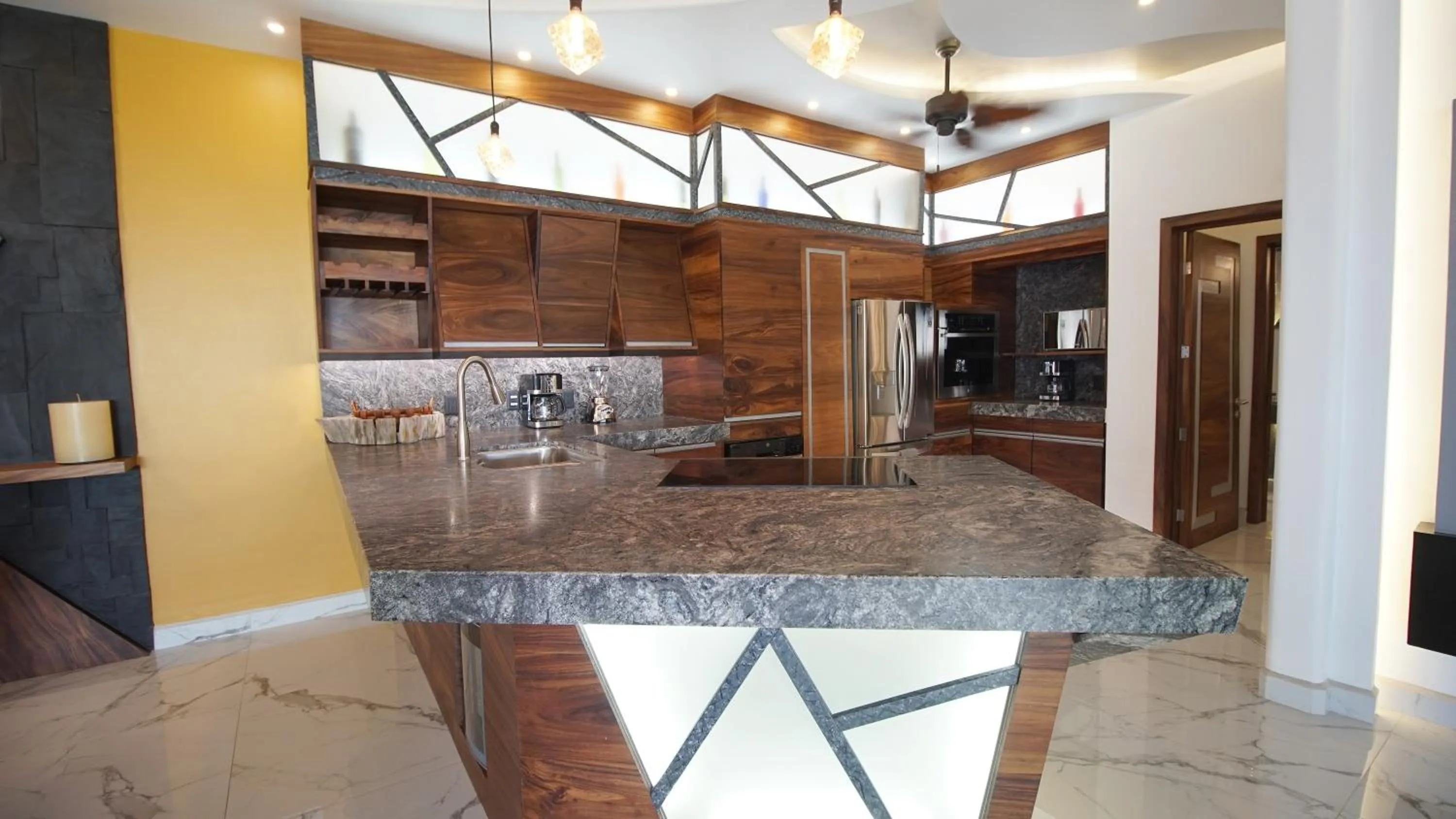 Kitchen or kitchenette in Sunset Island Villas Riviera Nayarit