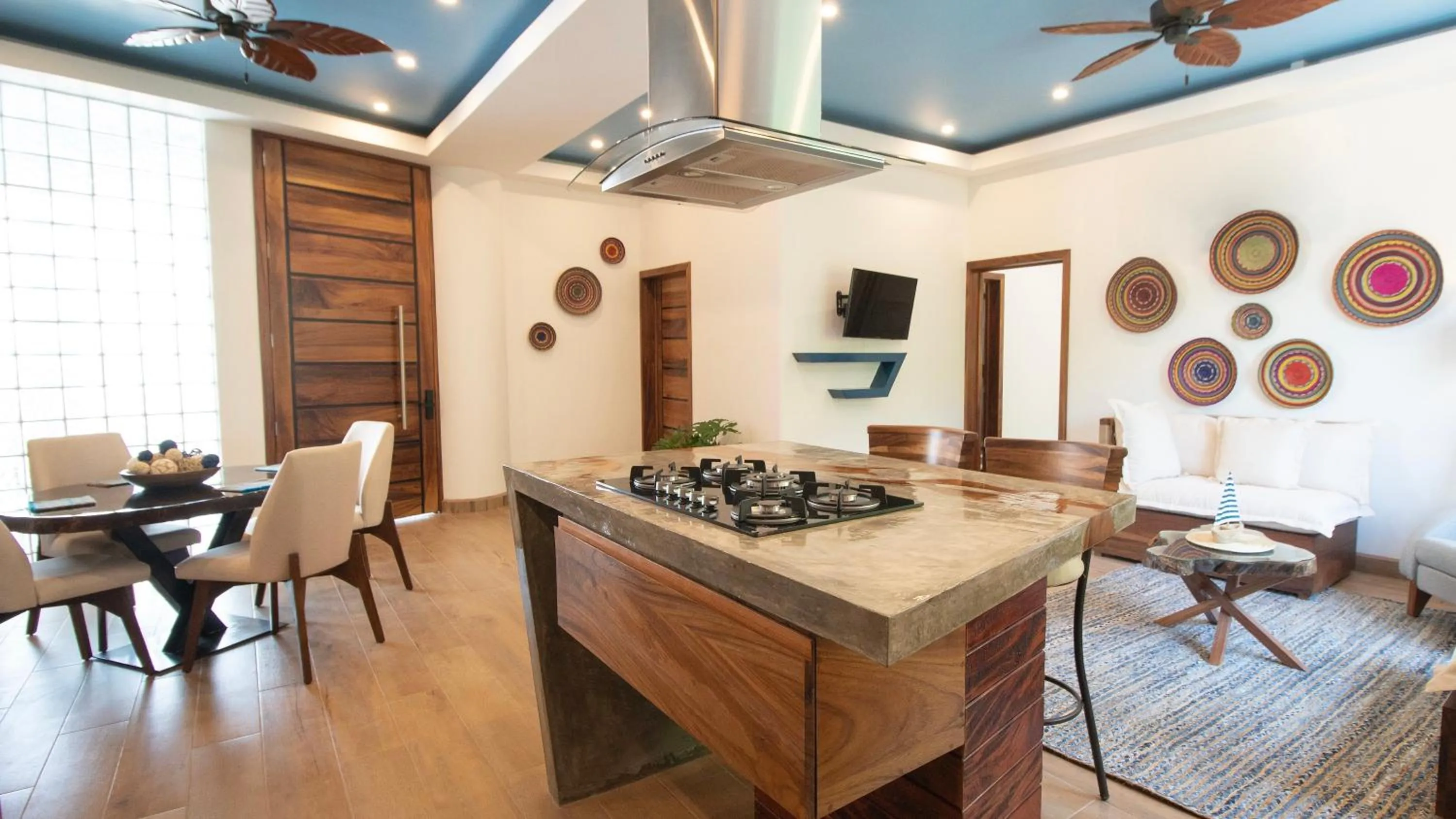 Kitchen or kitchenette in Sunset Island Villas Riviera Nayarit