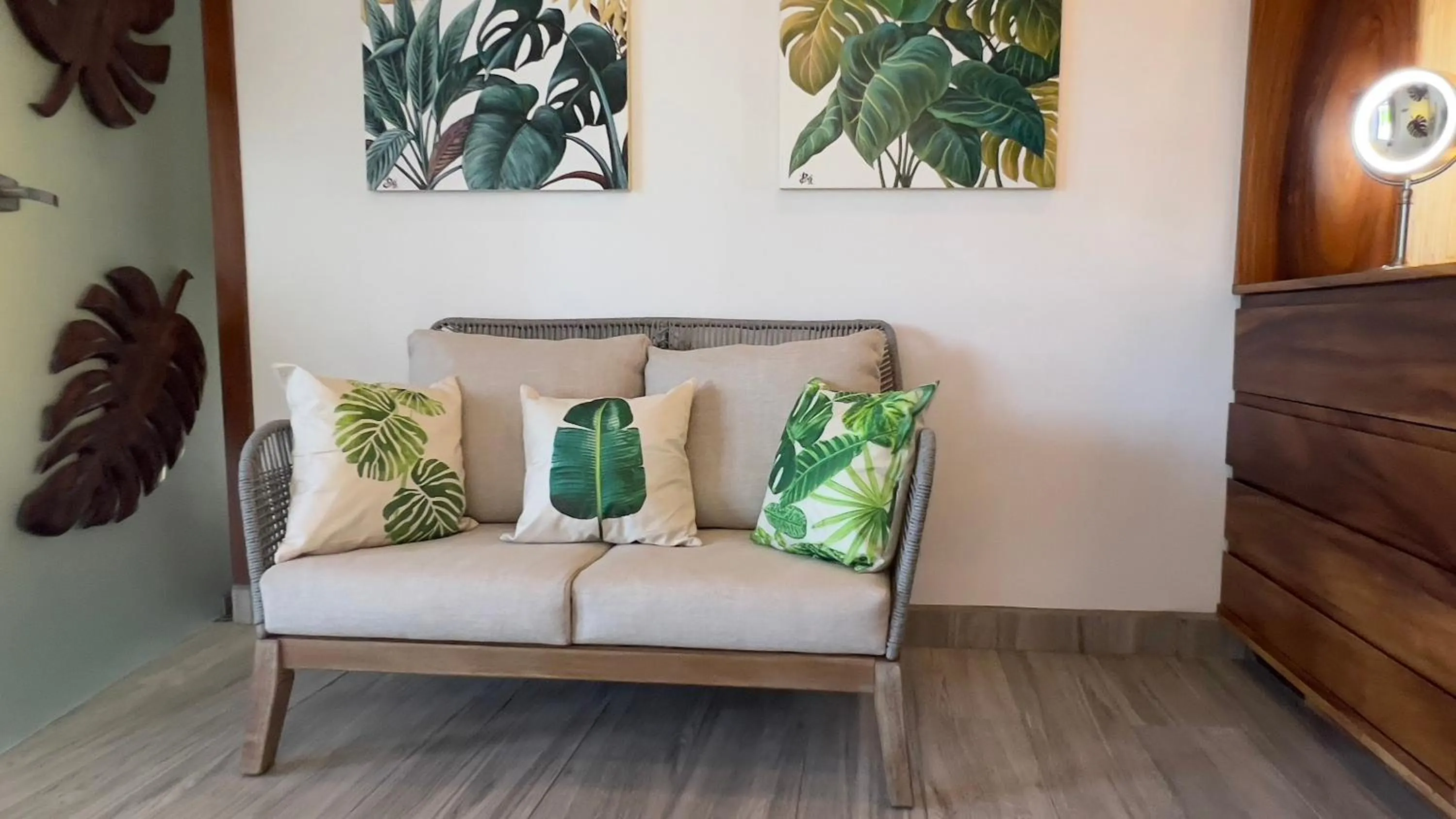 Living room in Sunset Island Villas Riviera Nayarit