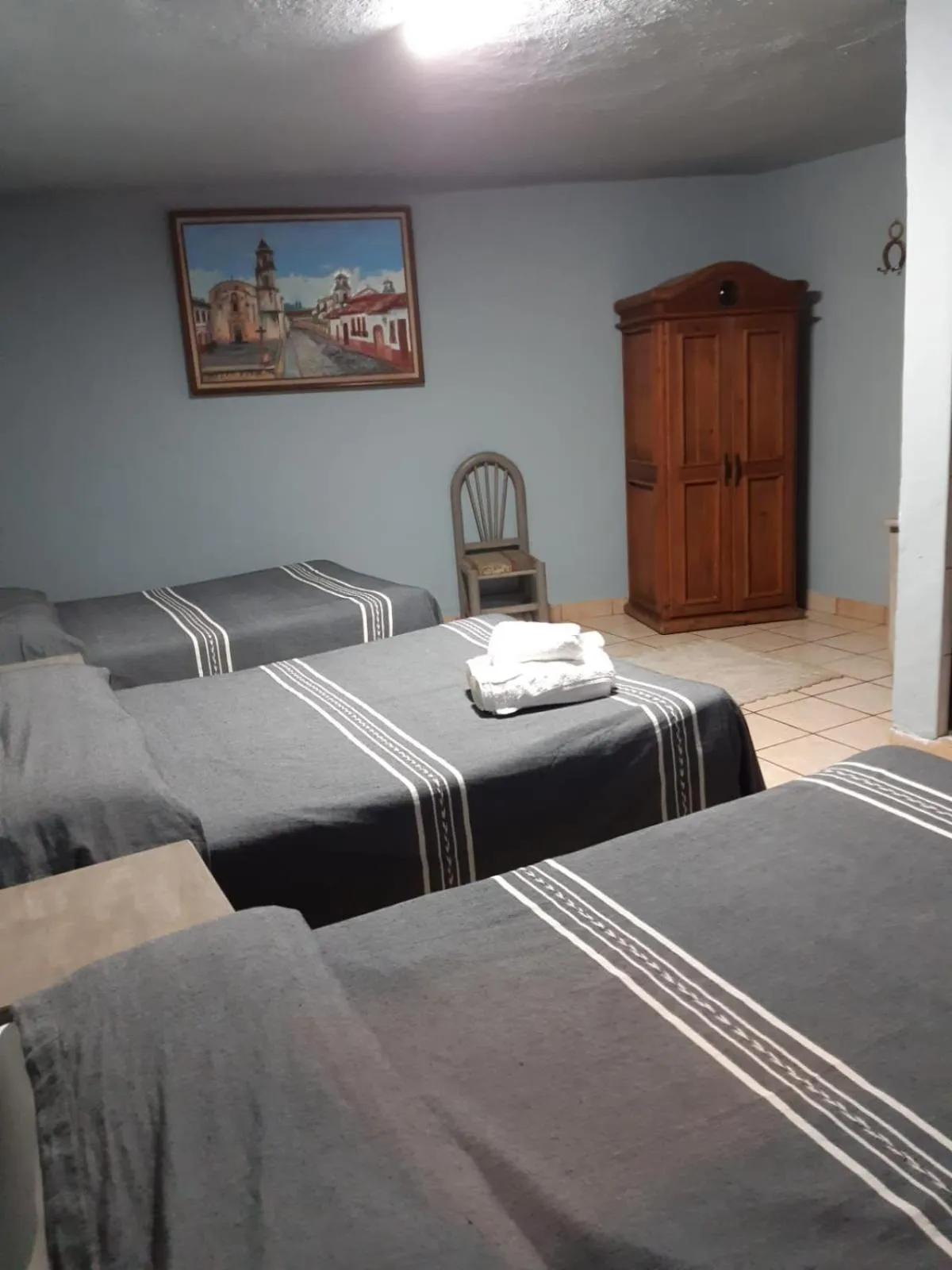 Bed in posada San Alejandro