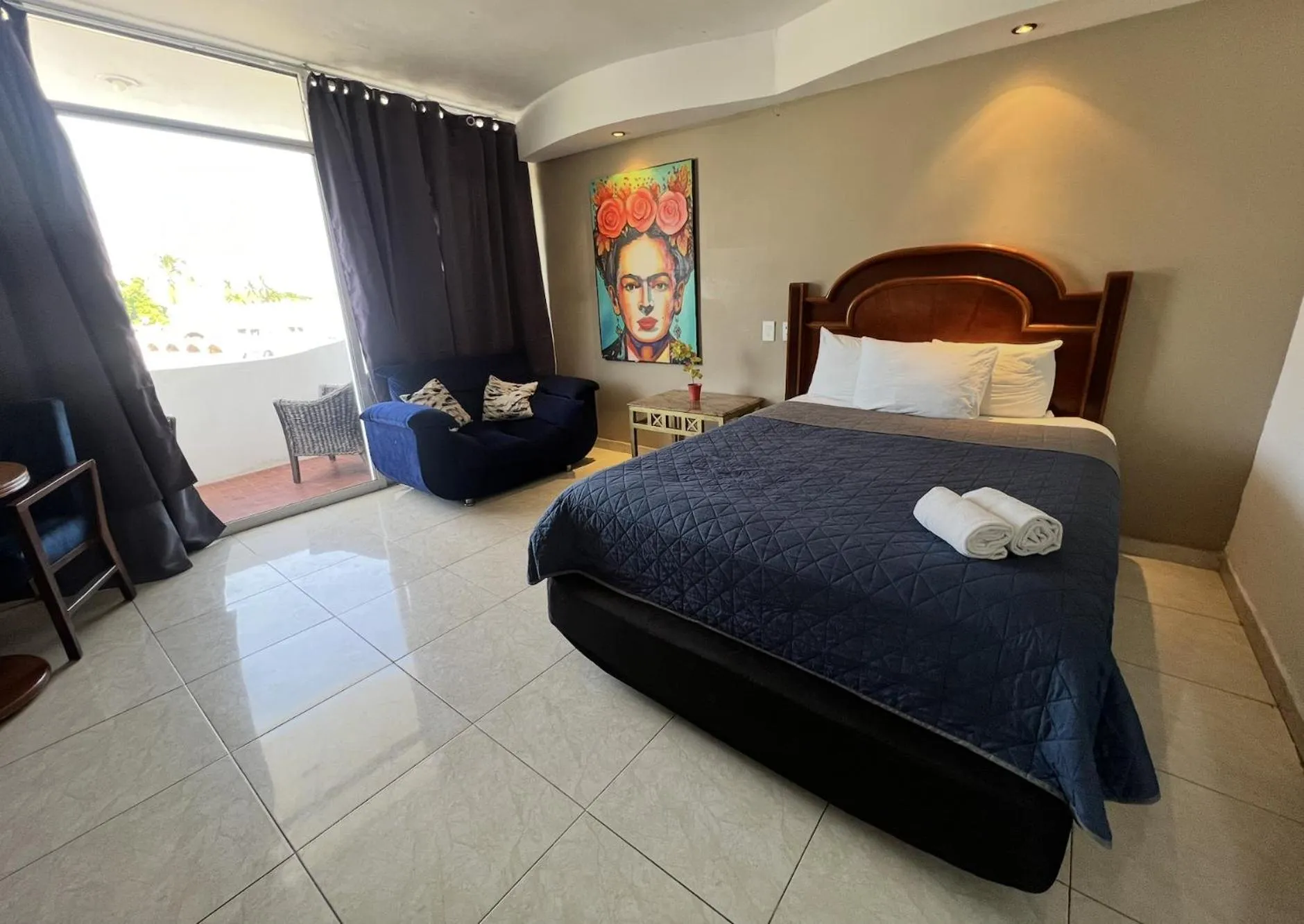 Bedroom, Bed in Hotel Zona Dorada