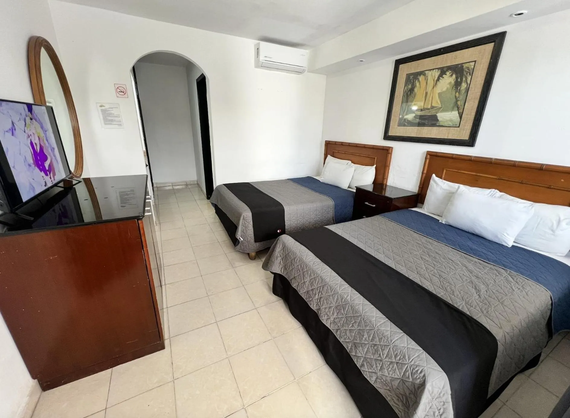 Bed in Hotel Zona Dorada