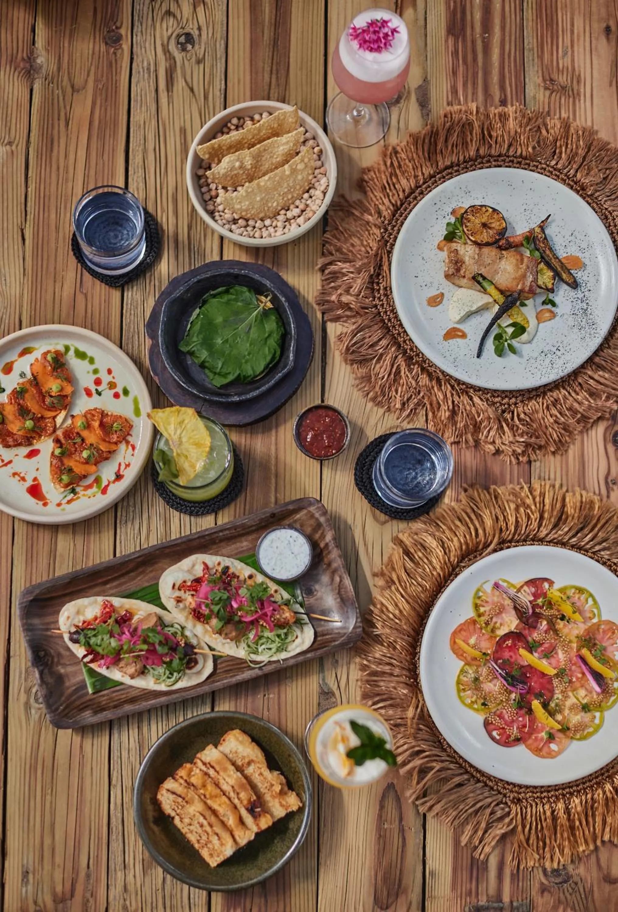 Food and drinks in Our Habitas San Miguel de Allende