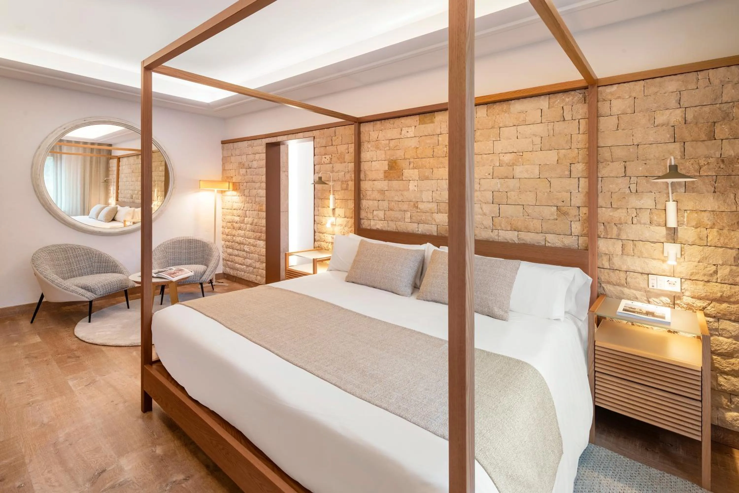 Bed in Hotel Cala del Pi - Adults Only