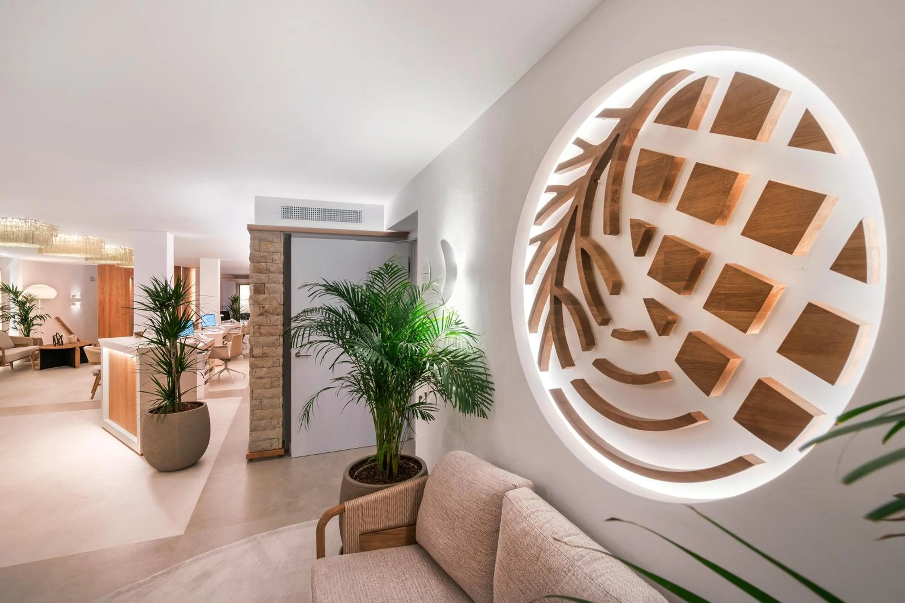 Lobby or reception in Hotel Cala del Pi - Adults Only